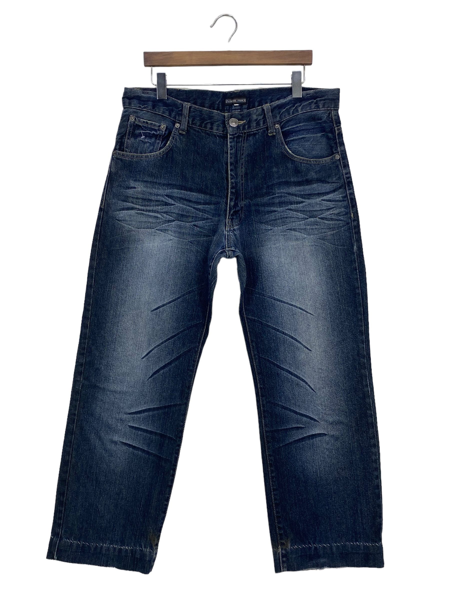 Japanese Brand Amore Puro Denim Jeans Baggy Japanese Brand Size US 29 - 2 Thumbnail