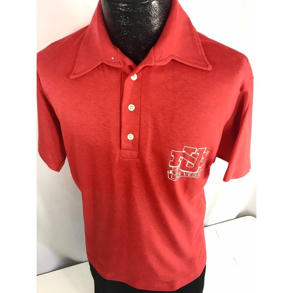 Champion Vtg Champion UNLV University Nevada LaS Vegas 50/50 Polo Size US L / EU 52-54 / 3 - 2 Thumbnail