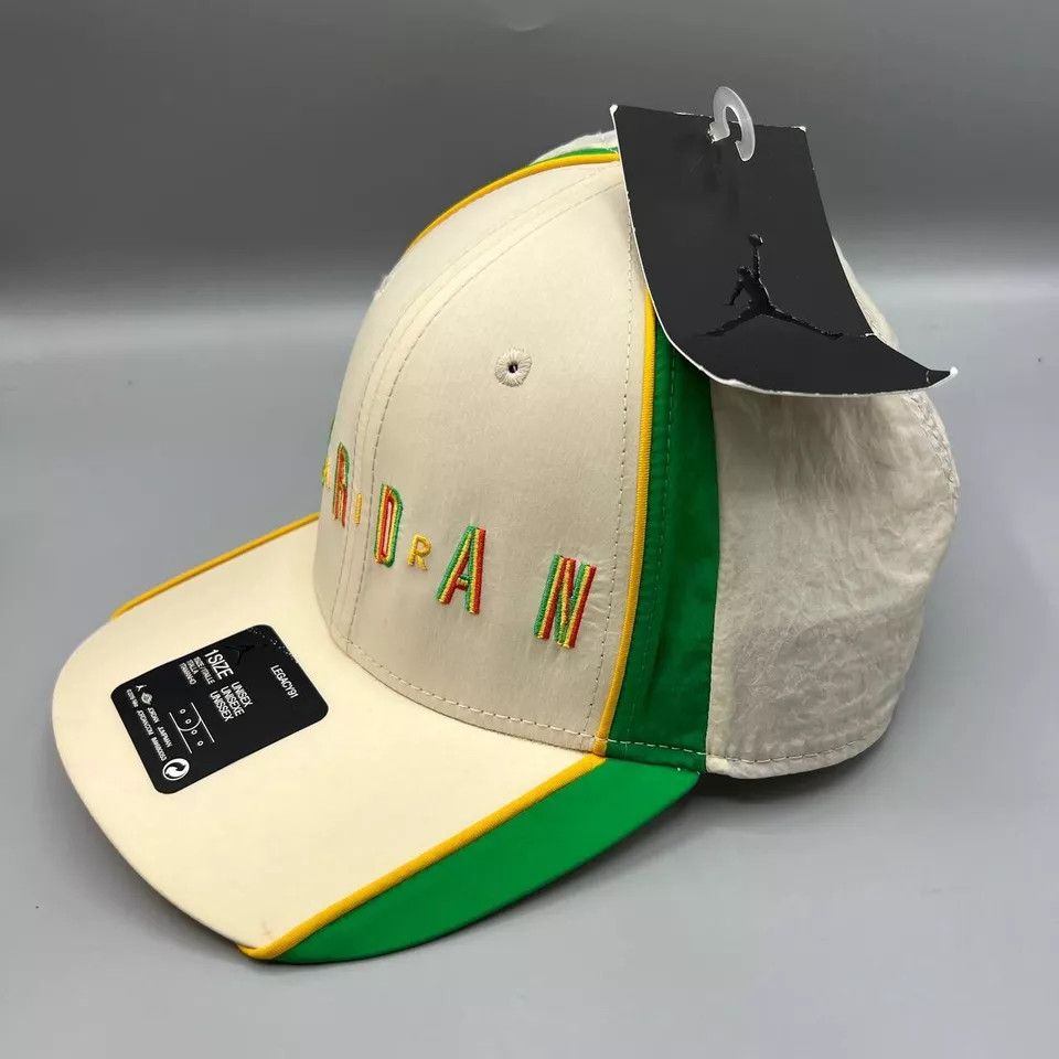 Jordan Brand Air Jordan Hat Men White Legacy 91 Jumpman Snap Back Cap New Size ONE SIZE - 2 Thumbnail
