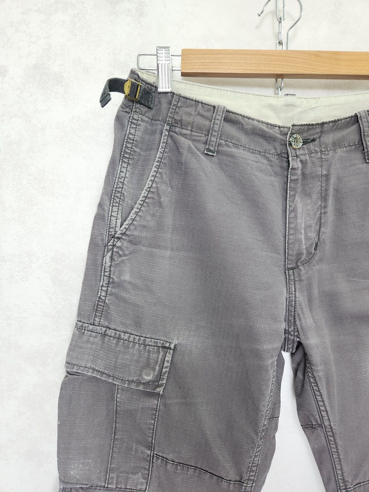 Carhartt × Carhartt Wip × Vintage Vintage 90s Carhartt Cargo Aviation Pants distressed 29x32 Size US 29 - 7 Thumbnail