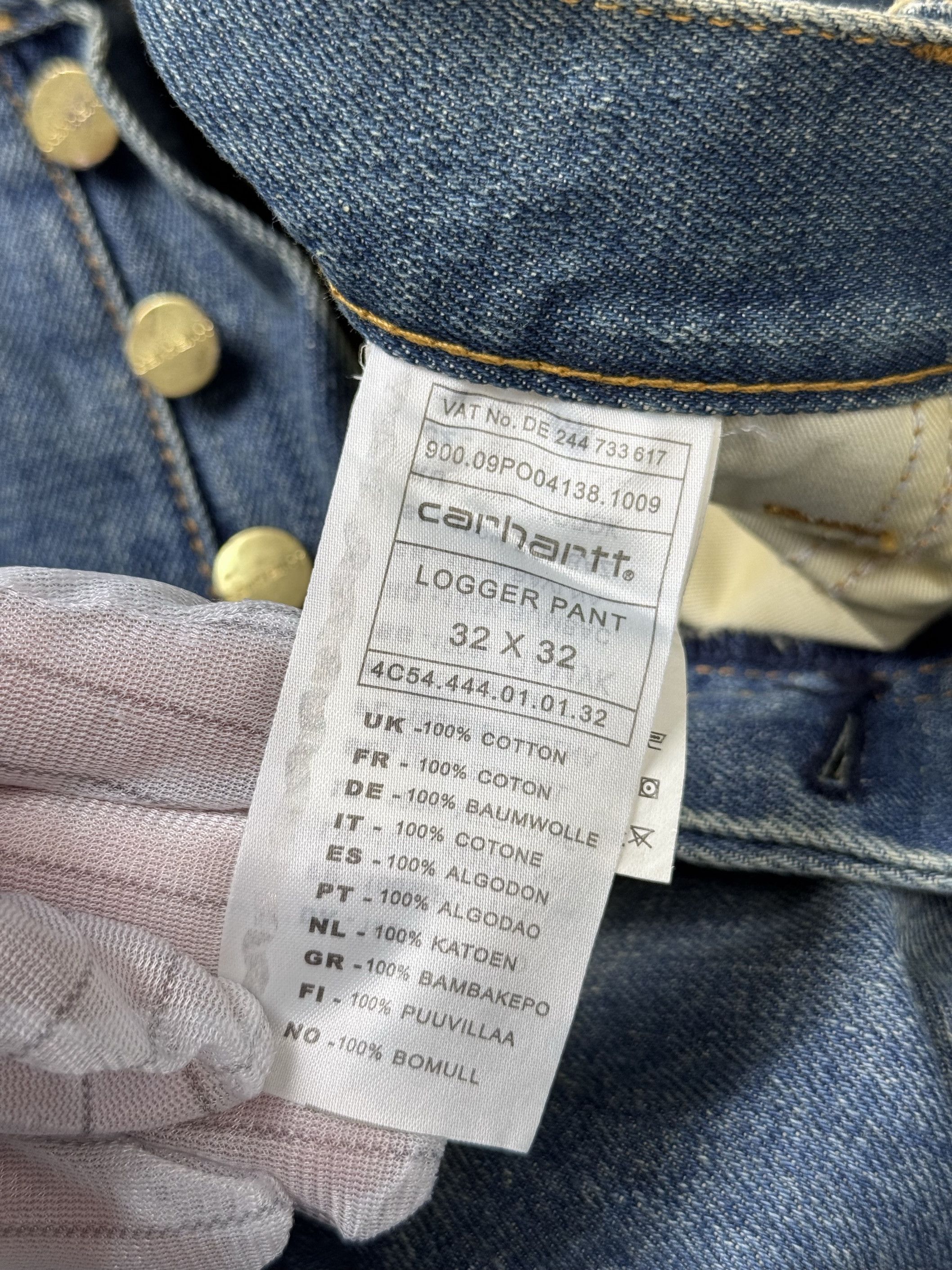 Carhartt × Vintage UNWORN* CARHARTT LOGGER CARPENTER PANT LIGHT WASH Size US 32 / EU 48 - 9 Thumbnail