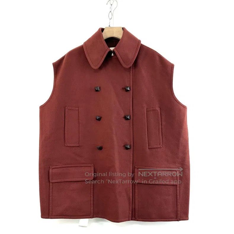 Hermes Hermes Ladies' cashmere double-breasted vest jacket Size XXS / US 00 / IT 34 - 1 Thumbnail