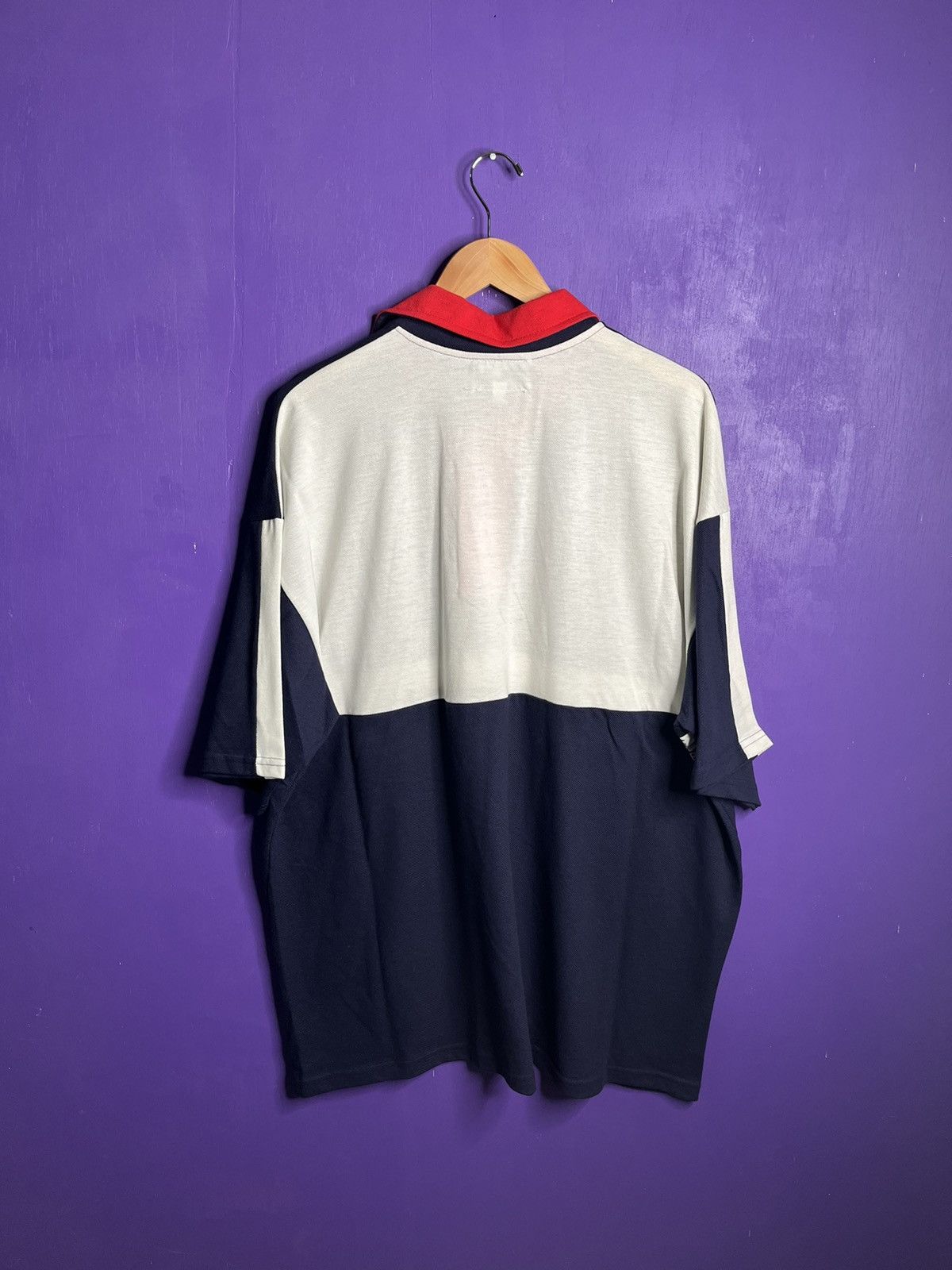 Tommy Hilfiger × Vintage Vintage 90s Tommy Hilfiger flags polo shirt Size US XL / EU 56 / 4 - 2 Thumbnail