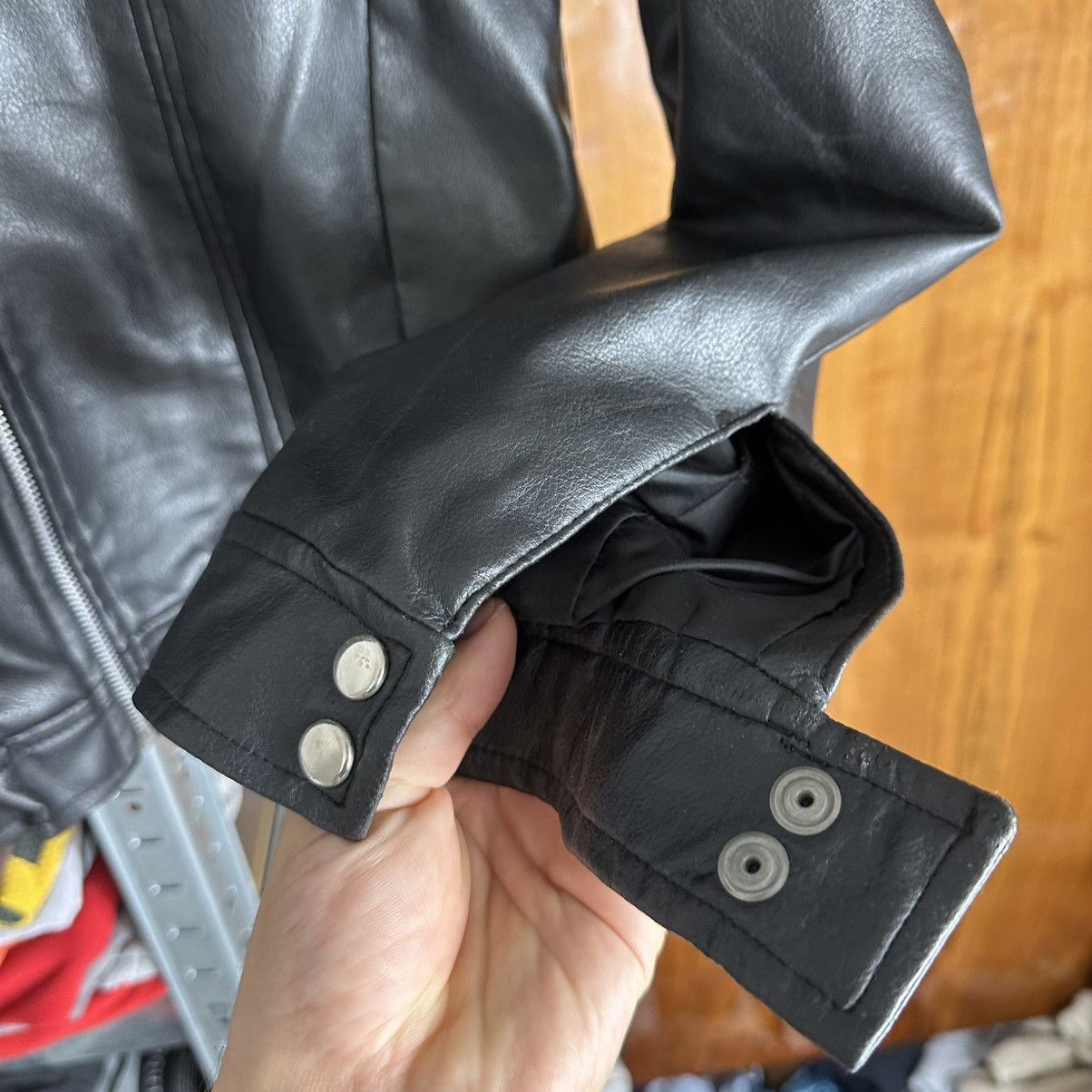 Vintage Leather biker Avant-Garde archive jacket Size M / US 6-8 / IT 42-44 - 4 Thumbnail