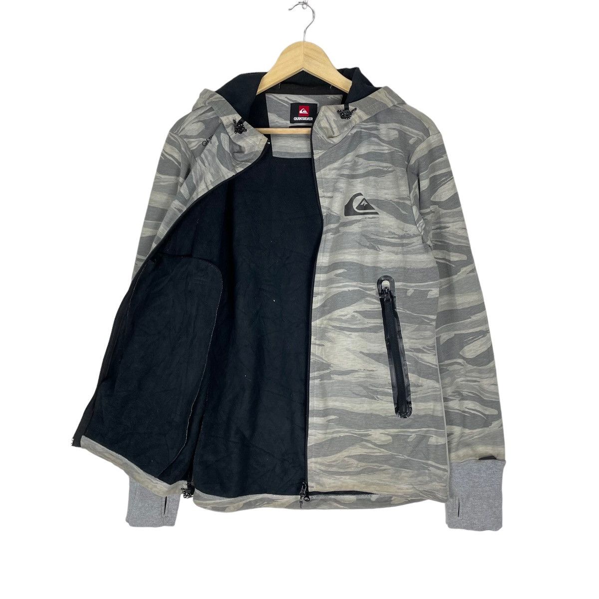 Quiksilver ⚡️QUICKSILVER SURFING CAMOUFLAGE HOODIE SWEATSHIRT Size US M / EU 48-50 / 2 - 6 Thumbnail