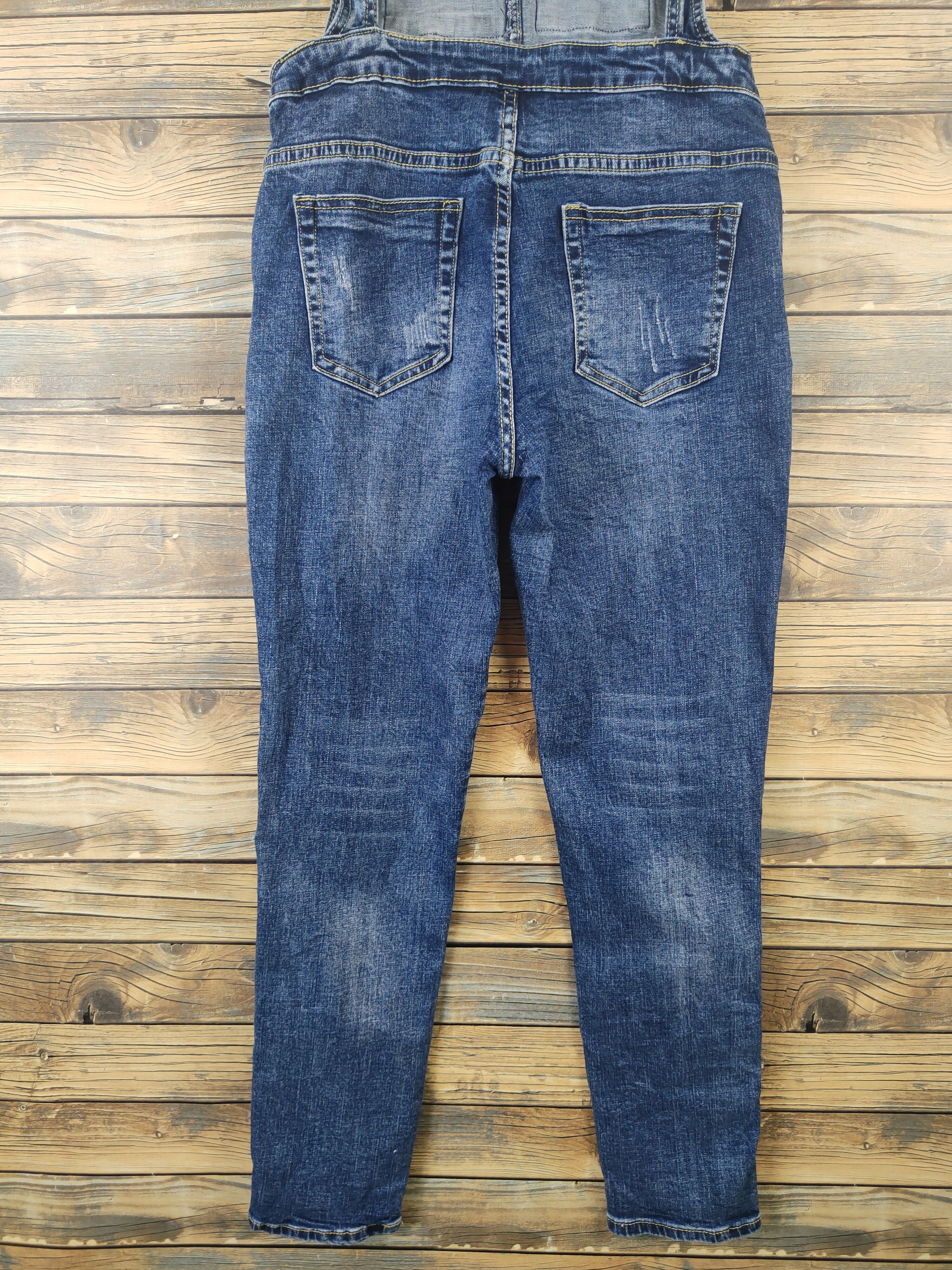 Japanese Brand × Vintage Vintage Japanese Brand Dark Blue Denim Jumpsuits Size 30" / US 8 / IT 44 - 12 Thumbnail