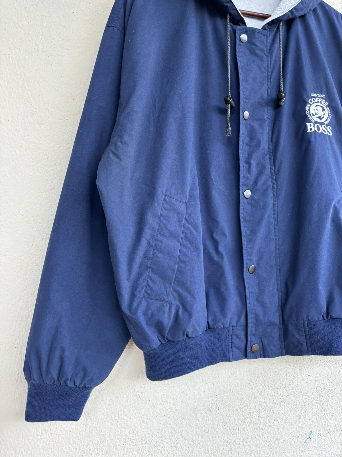 Japanese Brand × Vintage Suntory Boss Coffee Zip Up Polyester Jacket Size US L / EU 52-54 / 3 - 5 Thumbnail