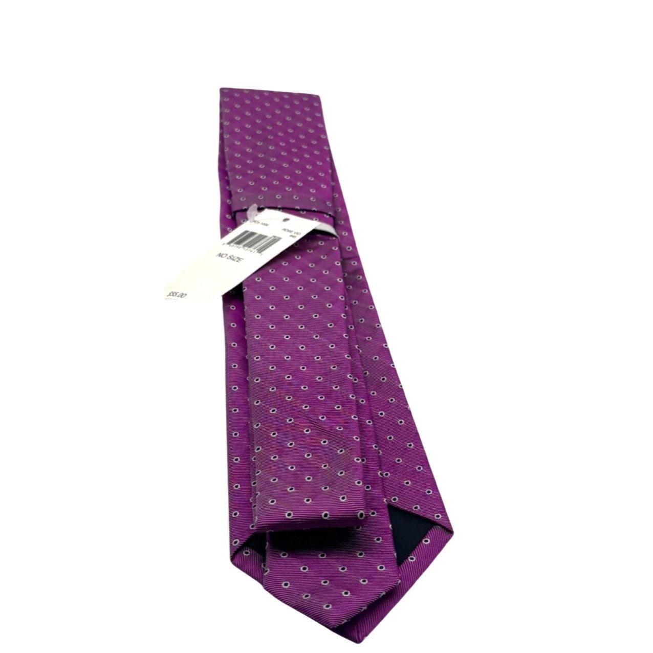 Perry Ellis Perry Ellis Portfolio Small Dot Men's Silk Necktie, Rose Vio Size ONE SIZE - 4 Thumbnail