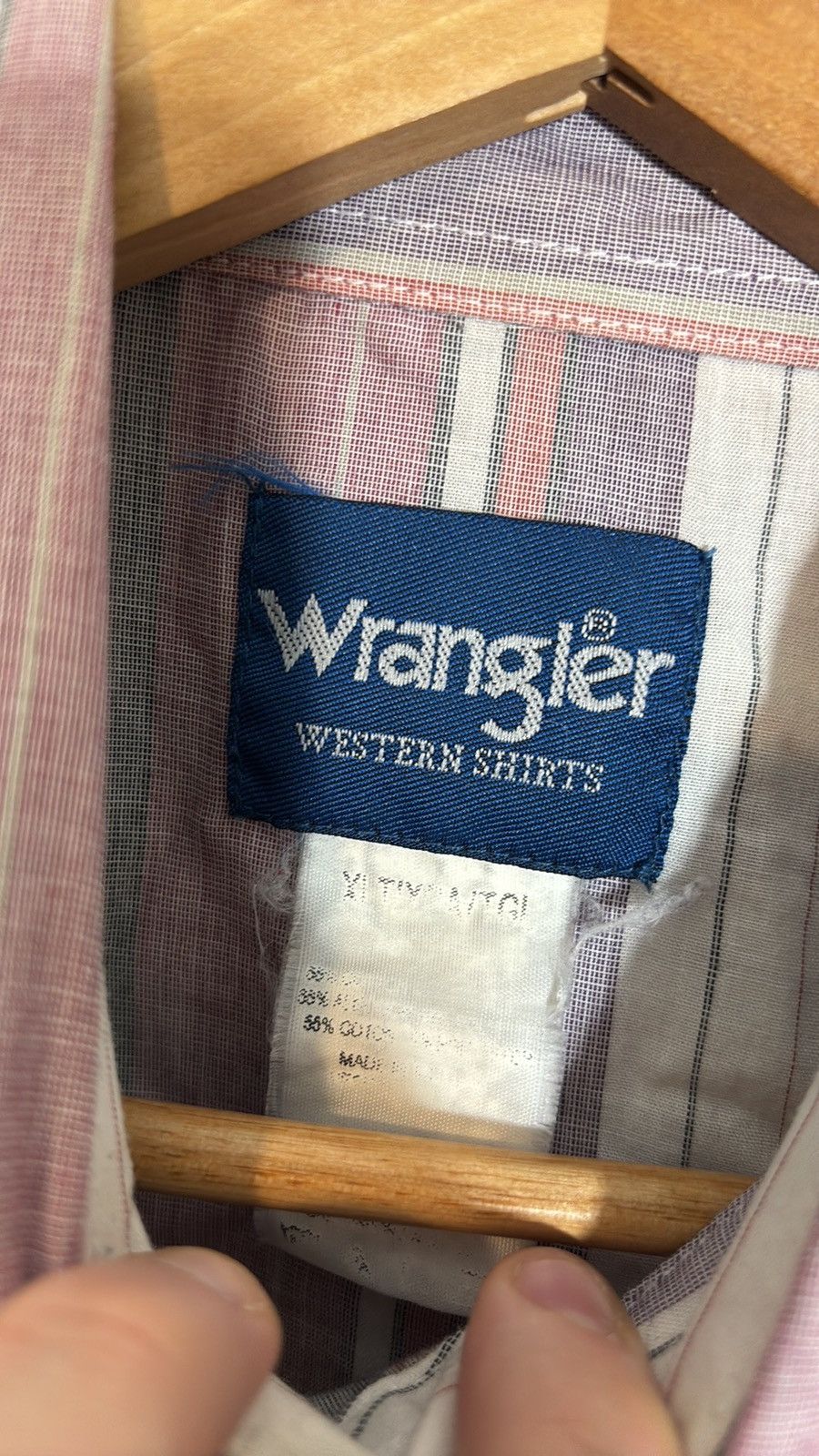 Vintage × Wrangler Vintage Wrangler Western Pearl Snap Shirt Size US XL / EU 56 / 4 - 3 Thumbnail