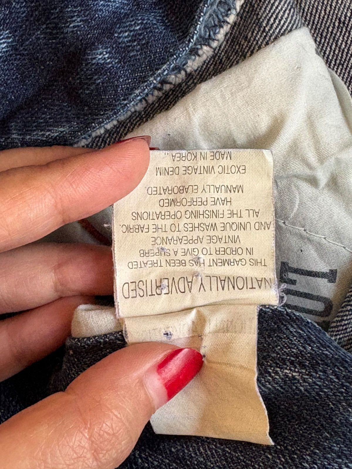 Dsquared2 Vintage Japanese Lolita Honeycomb Faded Wash Loose Jeans Size US 31 - 11 Thumbnail