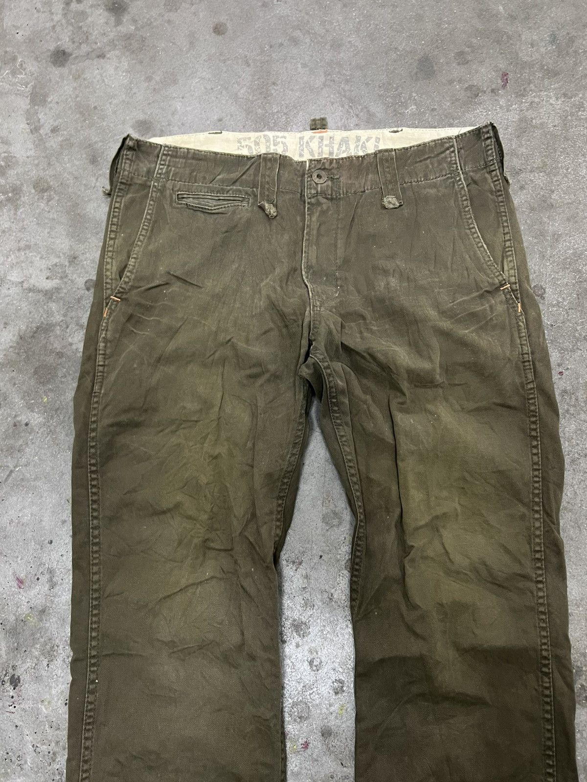 Edwin × Vintage EDWIN 505 KHAKIS PANT Size US 32 / EU 48 - 2 Thumbnail