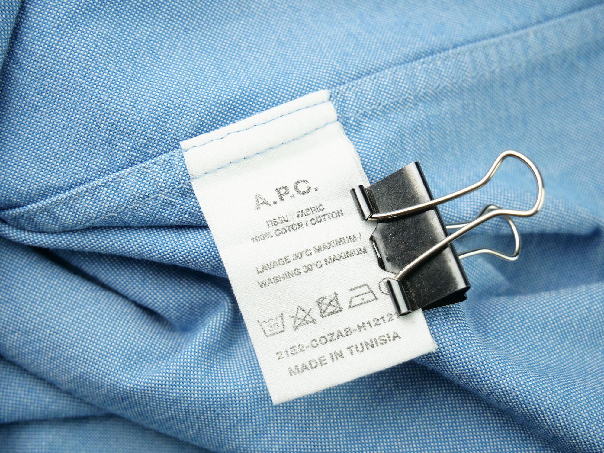 A.P.C. A.P.C. cotton shirt Size US L / EU 52-54 / 3 - 6 Thumbnail