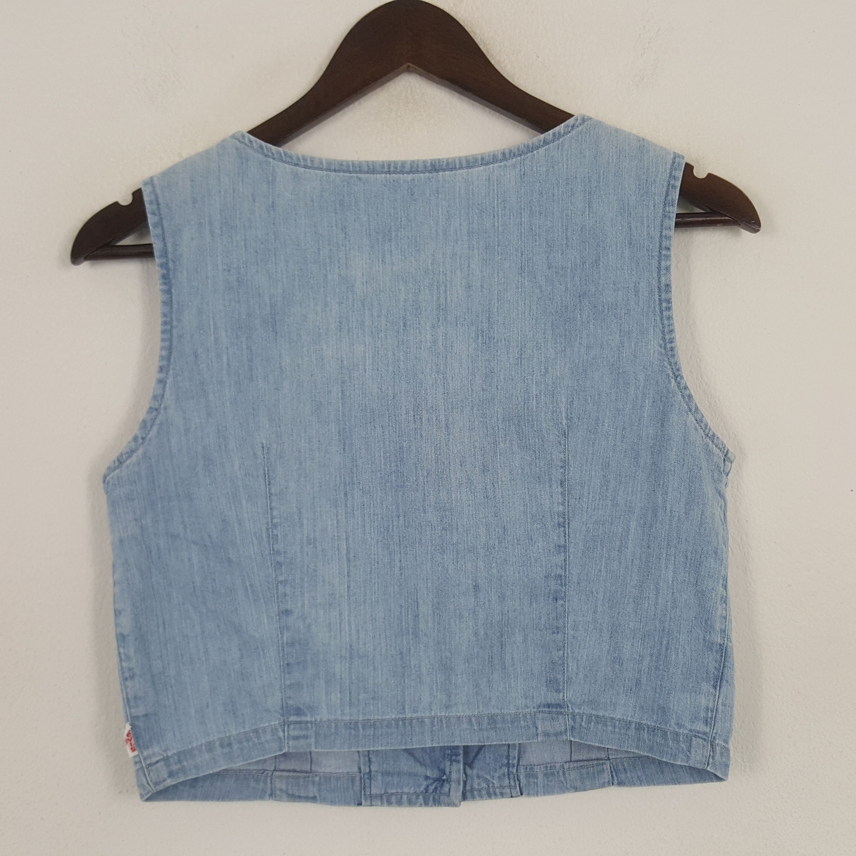 Japanese Brand × Levi's × Vintage Vintage Levi's Denim Vest Jacket Size S / US 4 / IT 40 - 2 Thumbnail