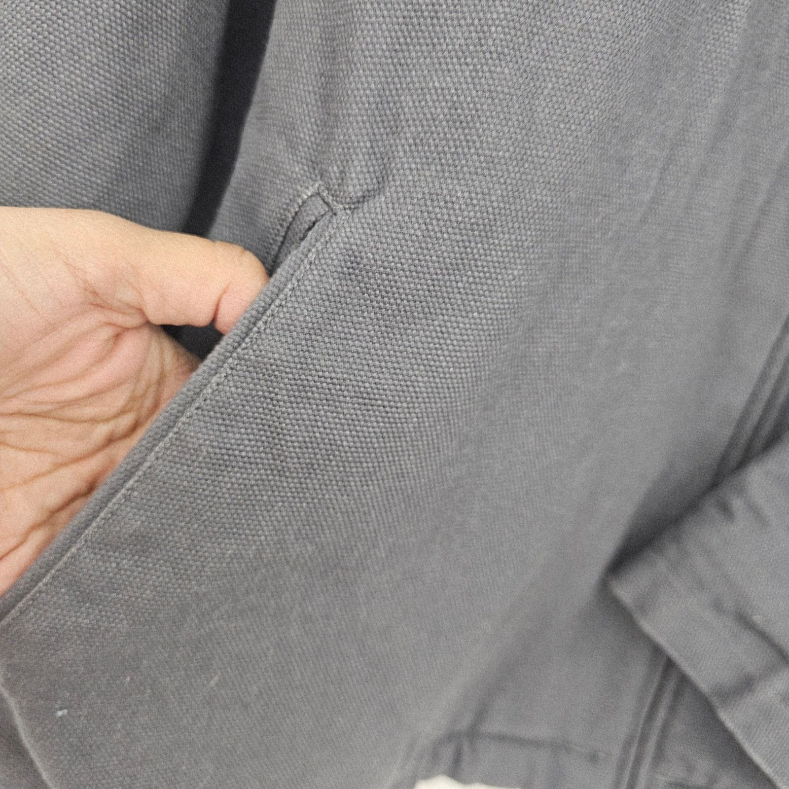 Other Ocean Coast Gray Canvas Chore Jacket Workwear Mens XLT Size US XL / EU 56 / 4 - 6 Thumbnail