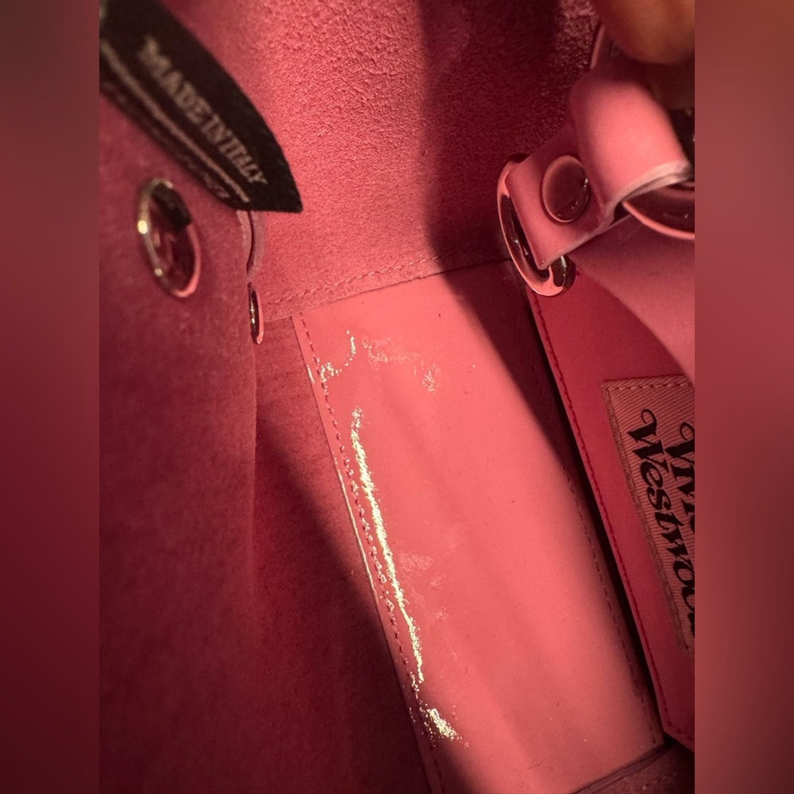 Vivienne Westwood VIVIENNE WESTWOOD Pink Mini Betty Chain Bag crossbody patent Size ONE SIZE - 5 Thumbnail