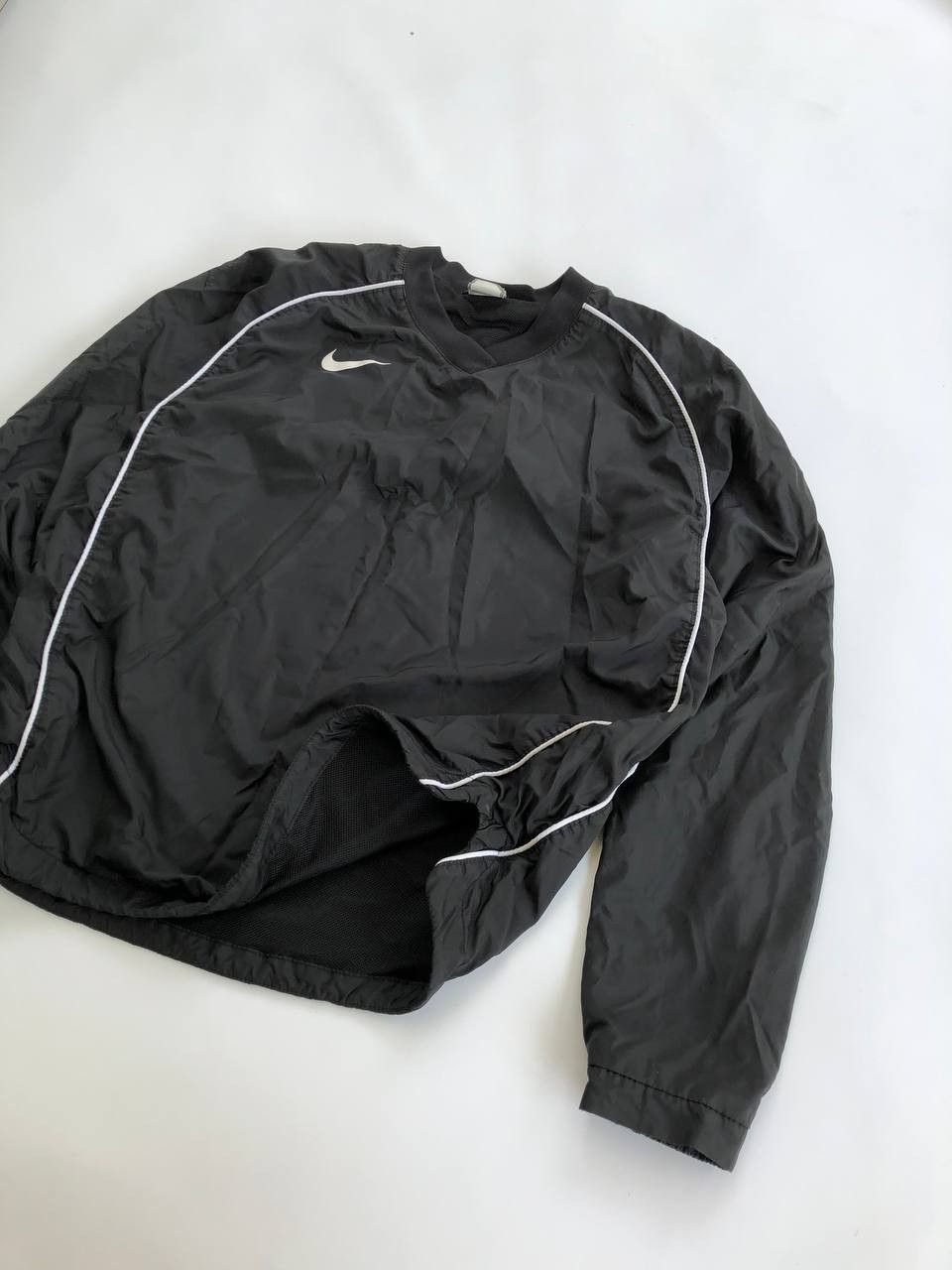 Nike Vintage Nike Nylon Sweatshirt Mini Logo Drill Y2K Size US M / EU 48-50 / 2 - 2 Thumbnail