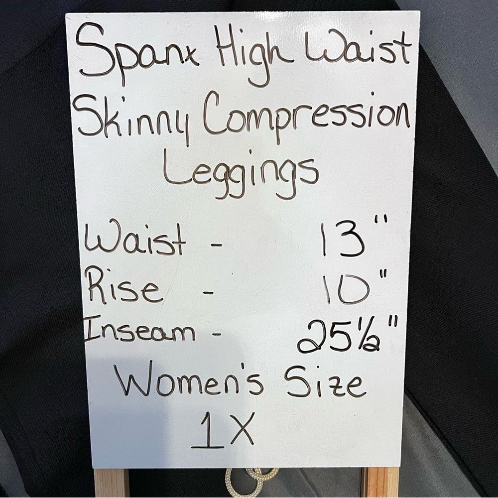 Spanx Spanx High Waist Compression Leggings Women’s Size 1X Black Size 26" / US 2 / IT 38 - 7 Thumbnail