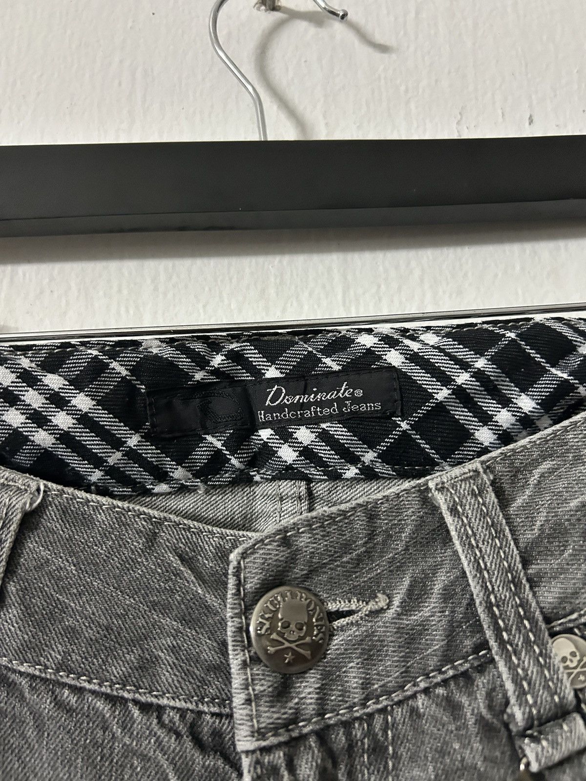 If Six Was Nine Dominate Handcrafted Jeans Sick Acid Wash Design Size US 31 - 9 Thumbnail