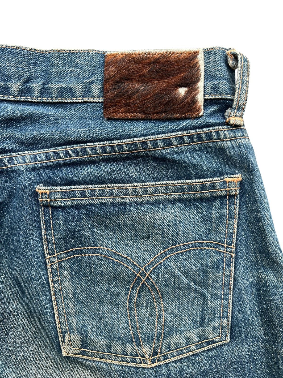 Fiorucci Vintage Fiorucci Distressed Selvedge Denim Jeans 31x32 Size US 31 - 9 Thumbnail