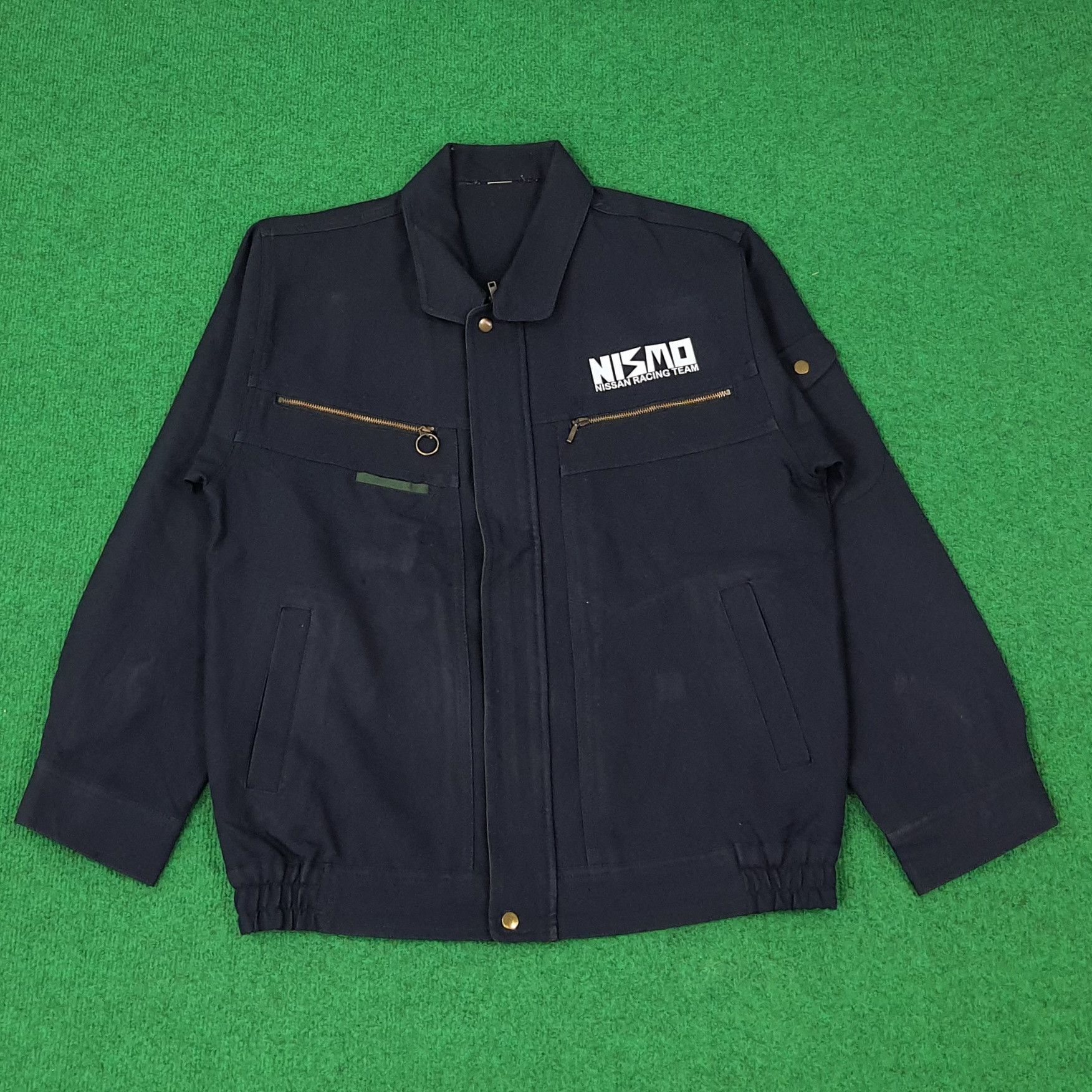 Japanese Brand × Vintage Vintage NISMO Nissan Racing Team Motorsports Jacket C229N4 Size US M / EU 48-50 / 2 - 2 Thumbnail