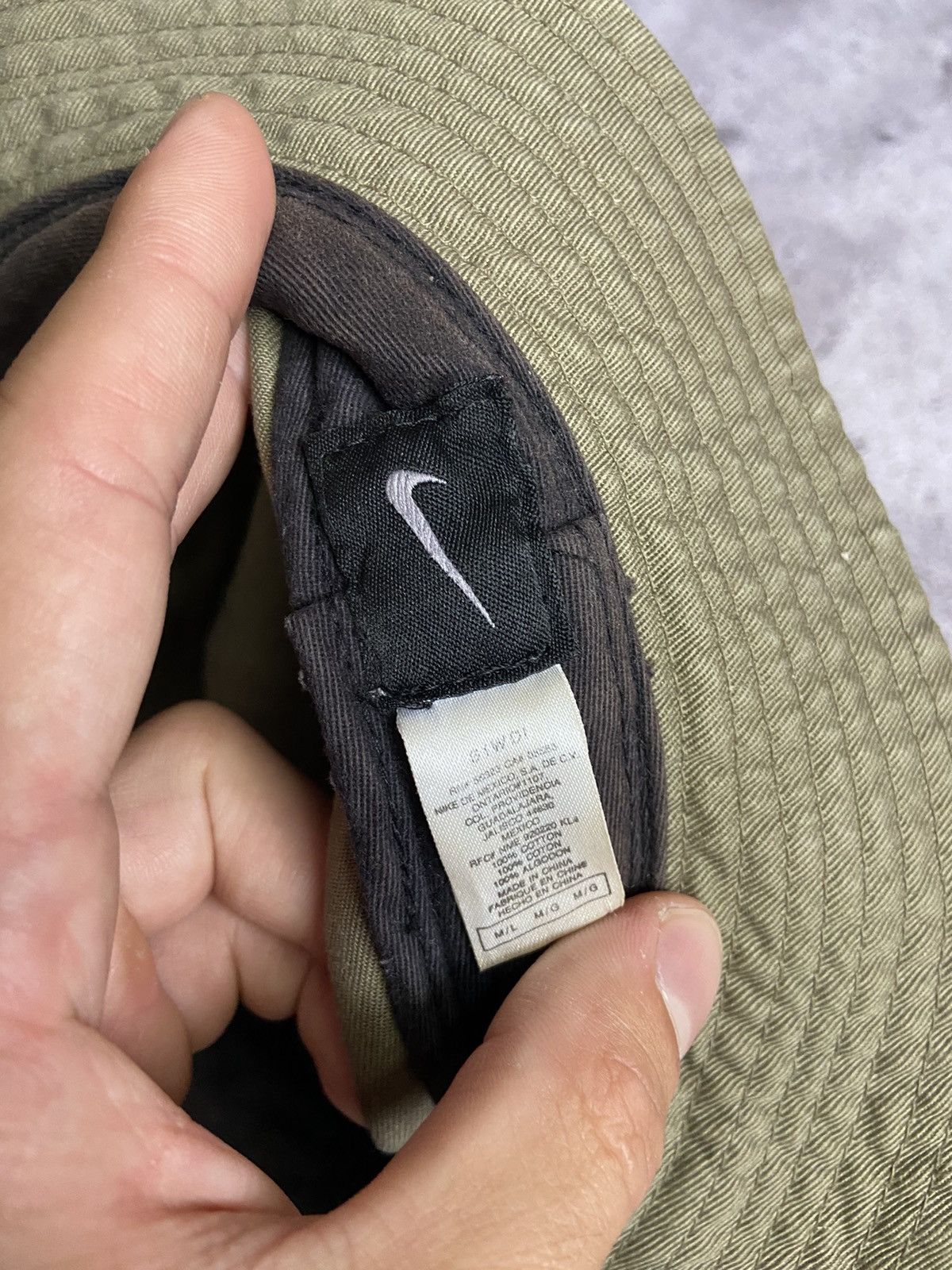 Nike Vintage Nike Bucket Hat Panama Streetwear Cap Y2K Size ONE SIZE - 5 Thumbnail
