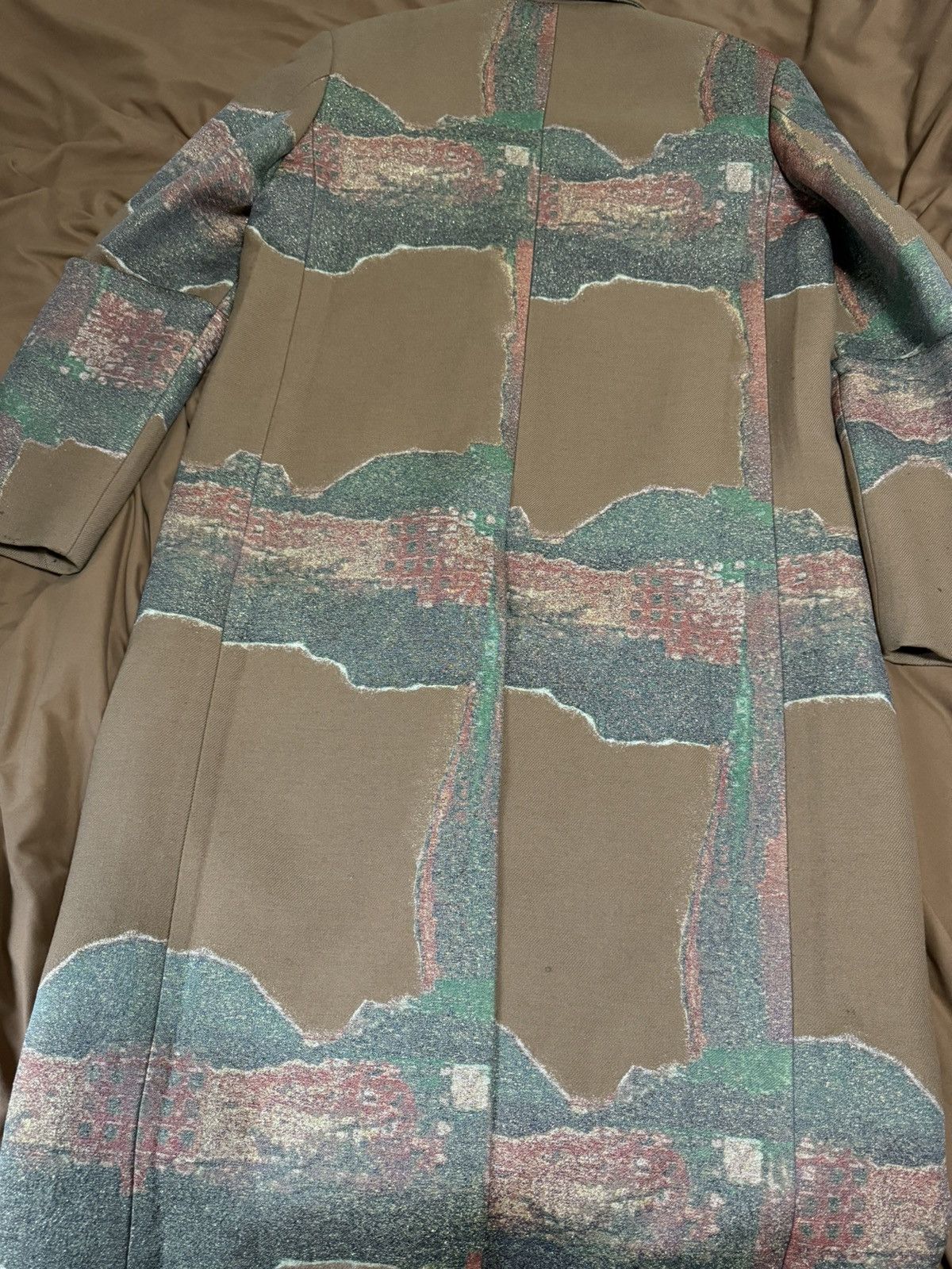 Designer × Japanese Brand × Other Beige Embellished Coat AW20 Size US M / EU 48-50 / 2 - 8 Thumbnail