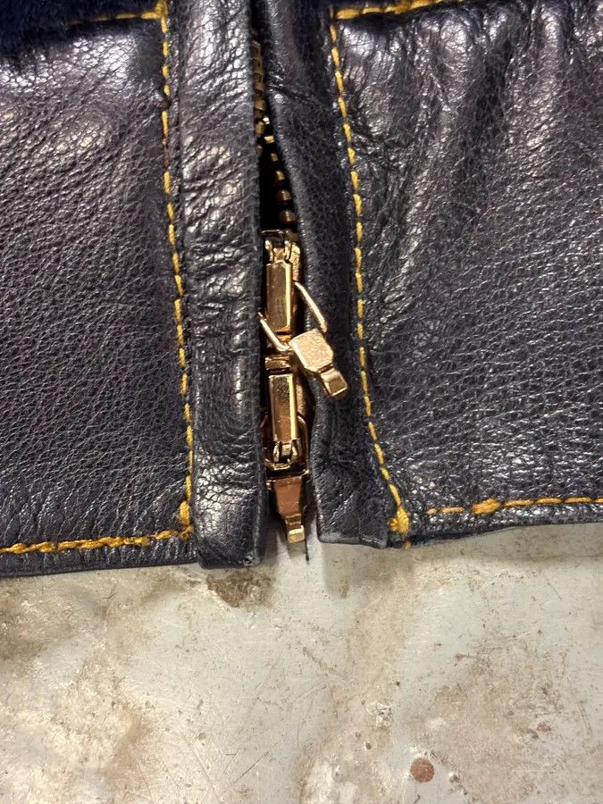 Roberto Cavalli 2000s Roberto Cavalli Blue Fur Shearling Jacket Size US M / EU 48-50 / 2 - 12 Thumbnail