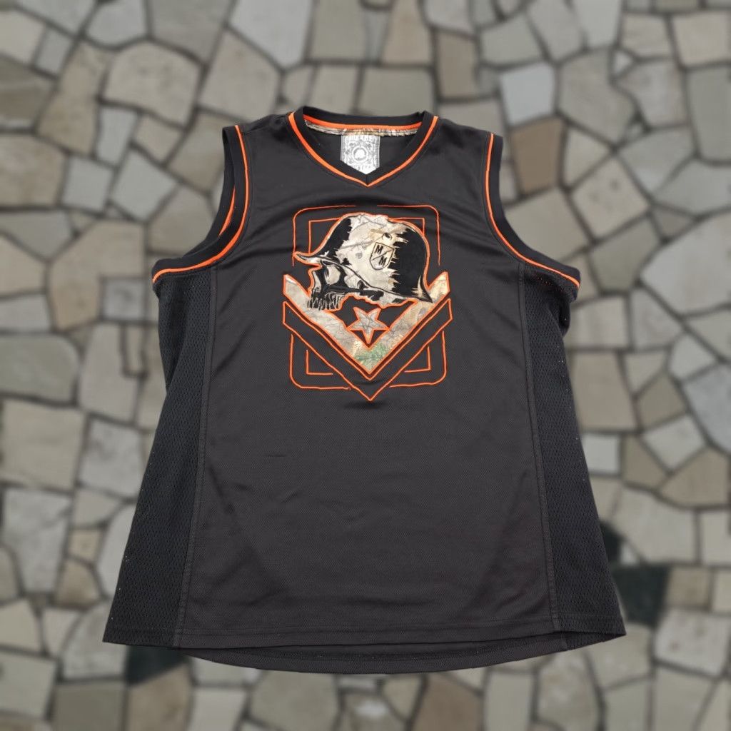 Metal Mulisha Metal Mulisha Shirt Mens Medium Black Skull Sleeveless Tank Jersey Motocross To Size US M / EU 48-50 / 2 - 1 Thumbnail