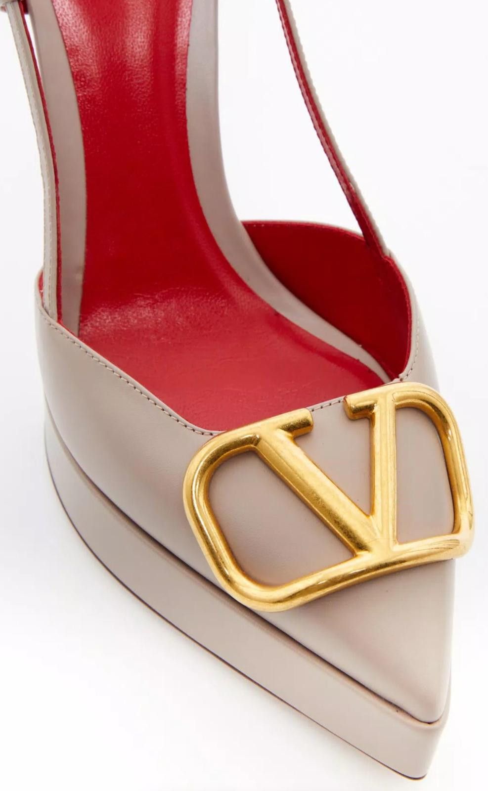 Other Valentino V-Logo Signature Slingback Platform Size US 7.5 / IT 37.5 - 2 Thumbnail