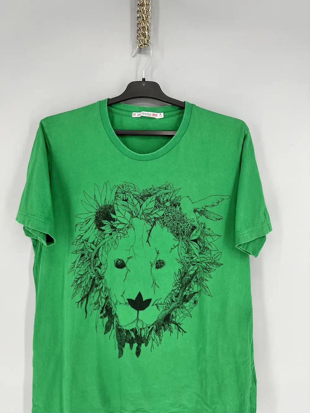 Uniqlo Vintage Mens Uniqlo x Lion Floral Hawai Tee🔥 Streetwear Sty Size US M / EU 48-50 / 2 - 6 Thumbnail