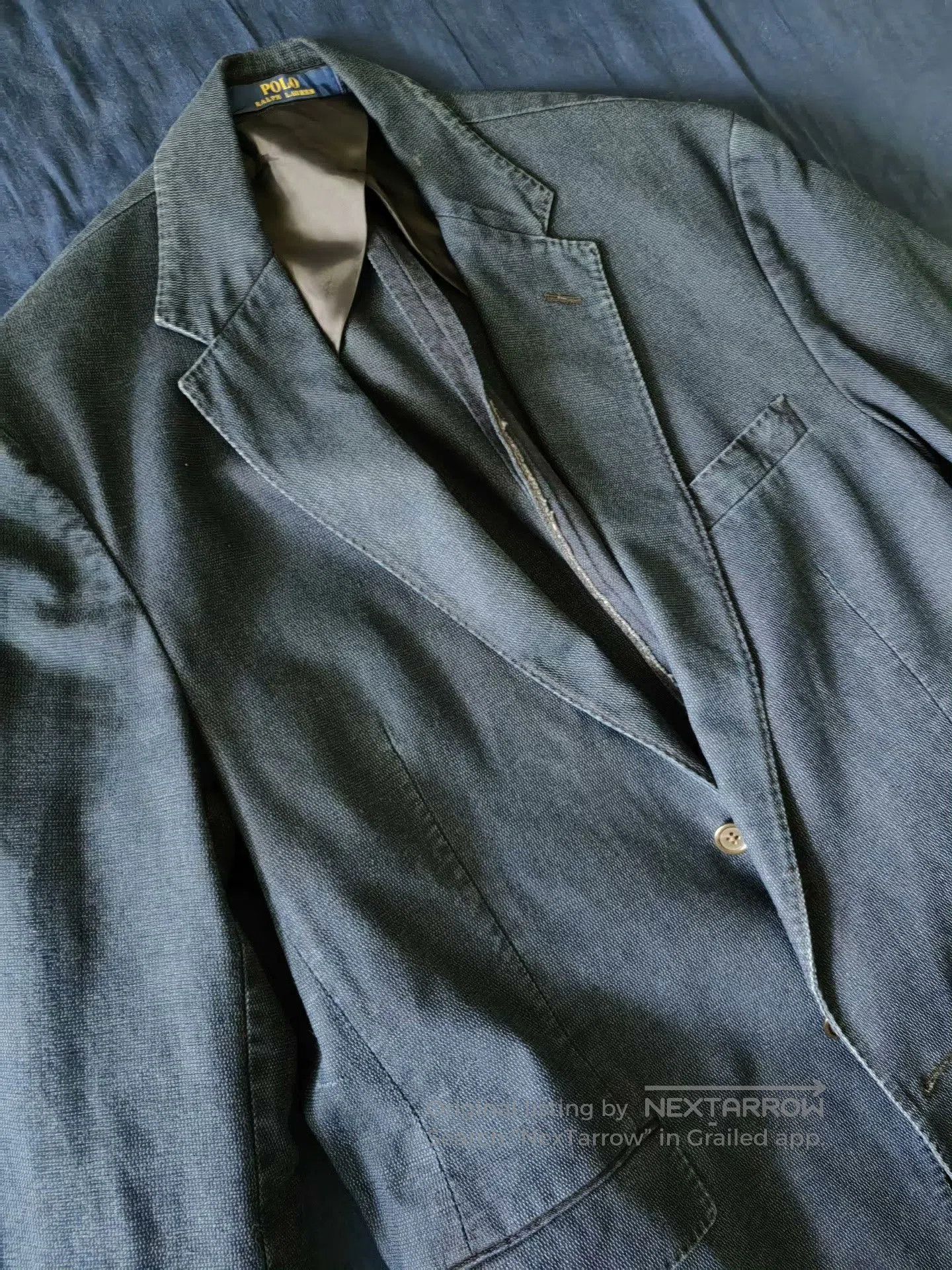 RRL Ralph Lauren Ralph Lauren Vintage Indigo Dyed Blazer. Size US XS / EU 42 / 0 - 2 Thumbnail