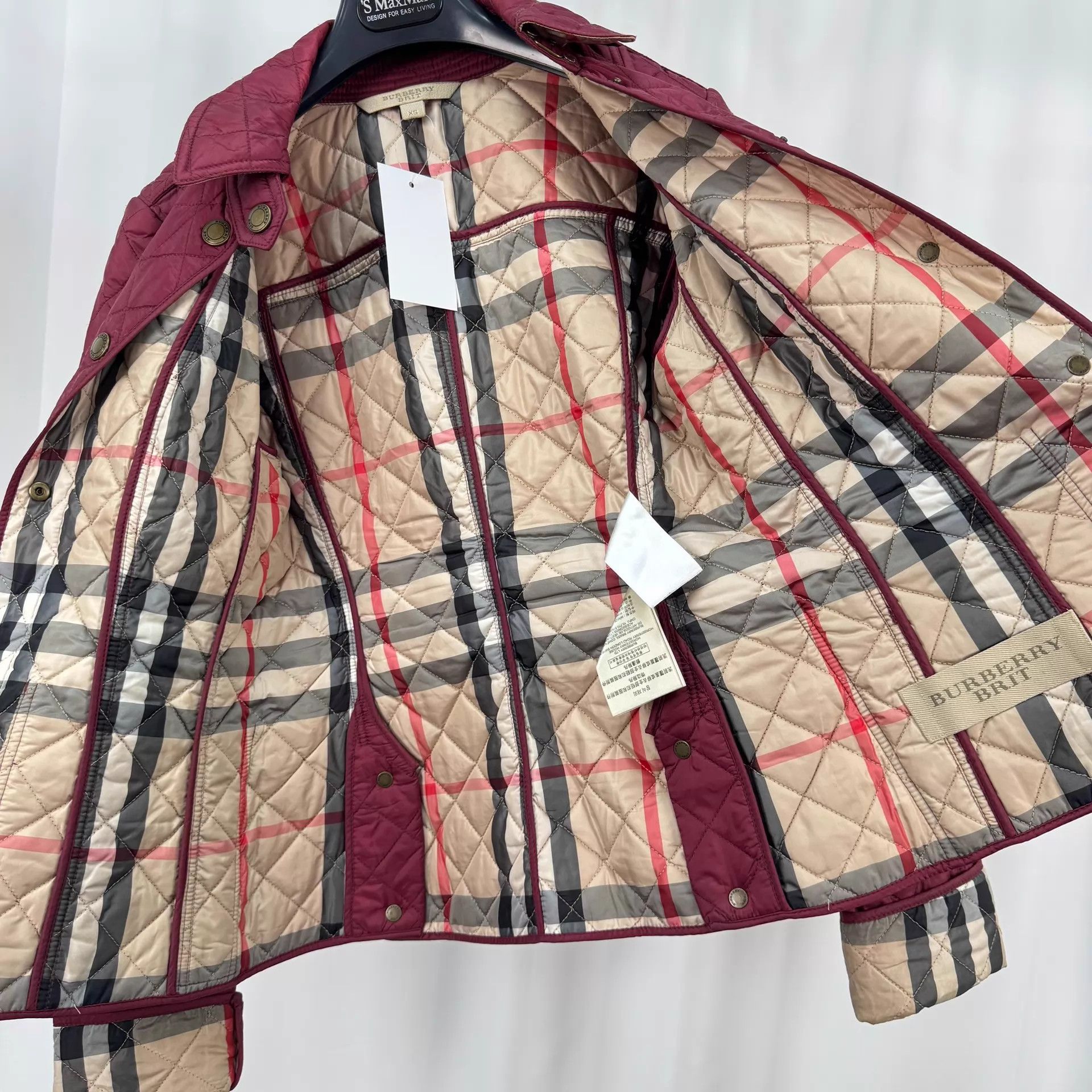 Burberry Burberry Check Lining Puffer Jacket XS 98 New Size XS / US 0-2 / IT 36-38 - 6 Thumbnail