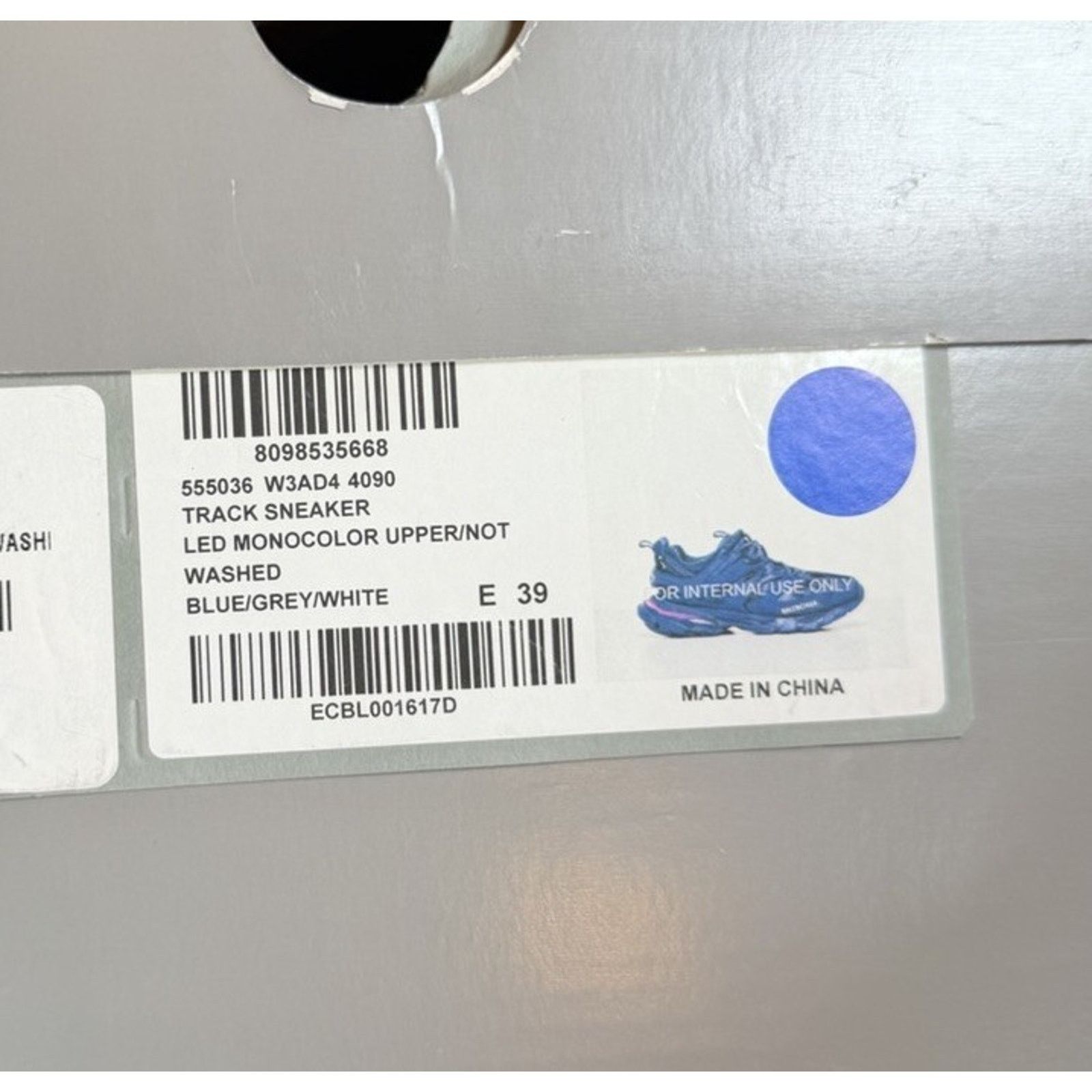 Balenciaga Size 39EU/6US - Balenciaga Track Blue LED Sneakers NEW! Size US 6 / EU 39 - 12 Thumbnail