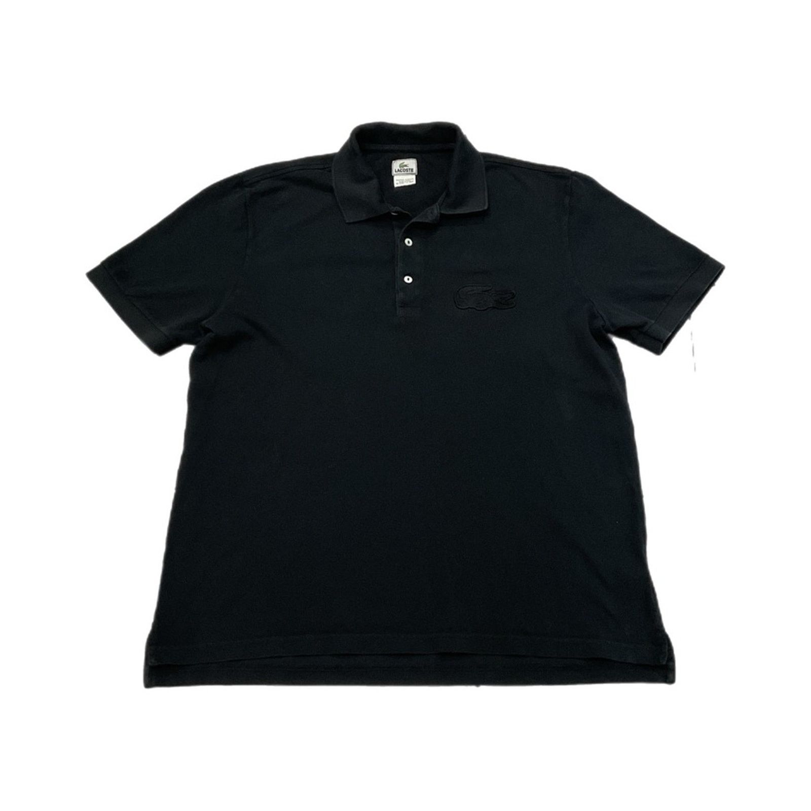 Lacoste Lacoste Black Gator Logo Polo Shirt Size US L / EU 52-54 / 3 - 1 Thumbnail