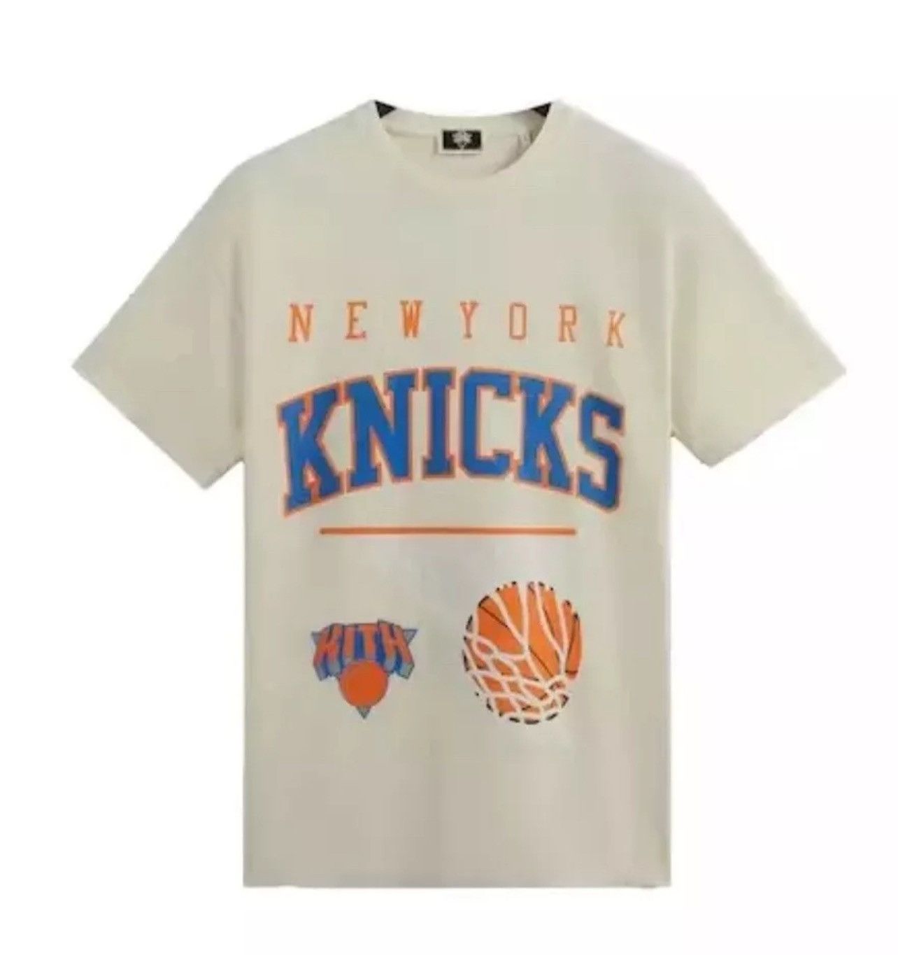 Kith × NBA Kith x New York Knicks Luster Vintage Tee | Grailed