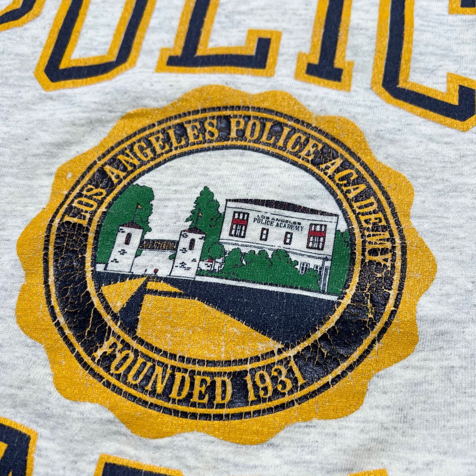 Vintage Vintage Los Angeles Police Academy T-Shirt XL USA Police Size US XL / EU 56 / 4 - 3 Thumbnail