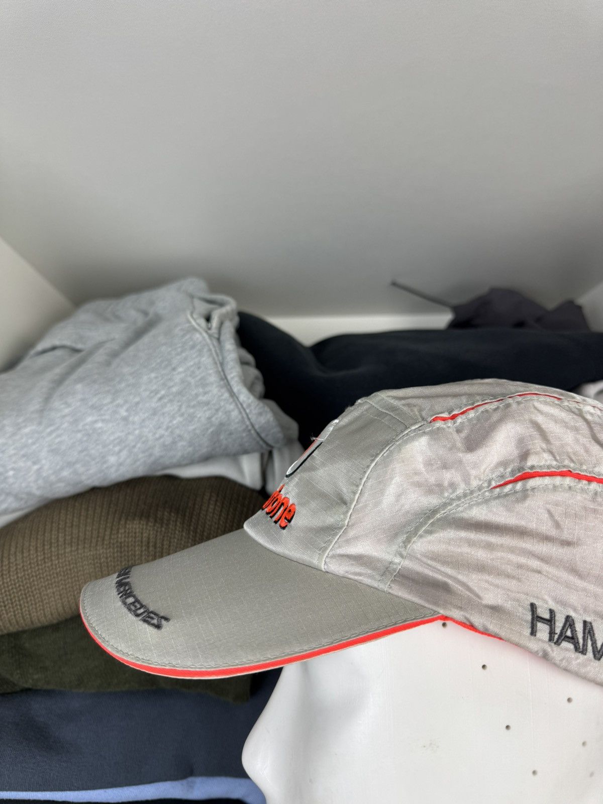 Mercedes-Benz Vintage Vodafone McLaren Mercedes F1 Team Cap Size ONE SIZE - 9 Thumbnail