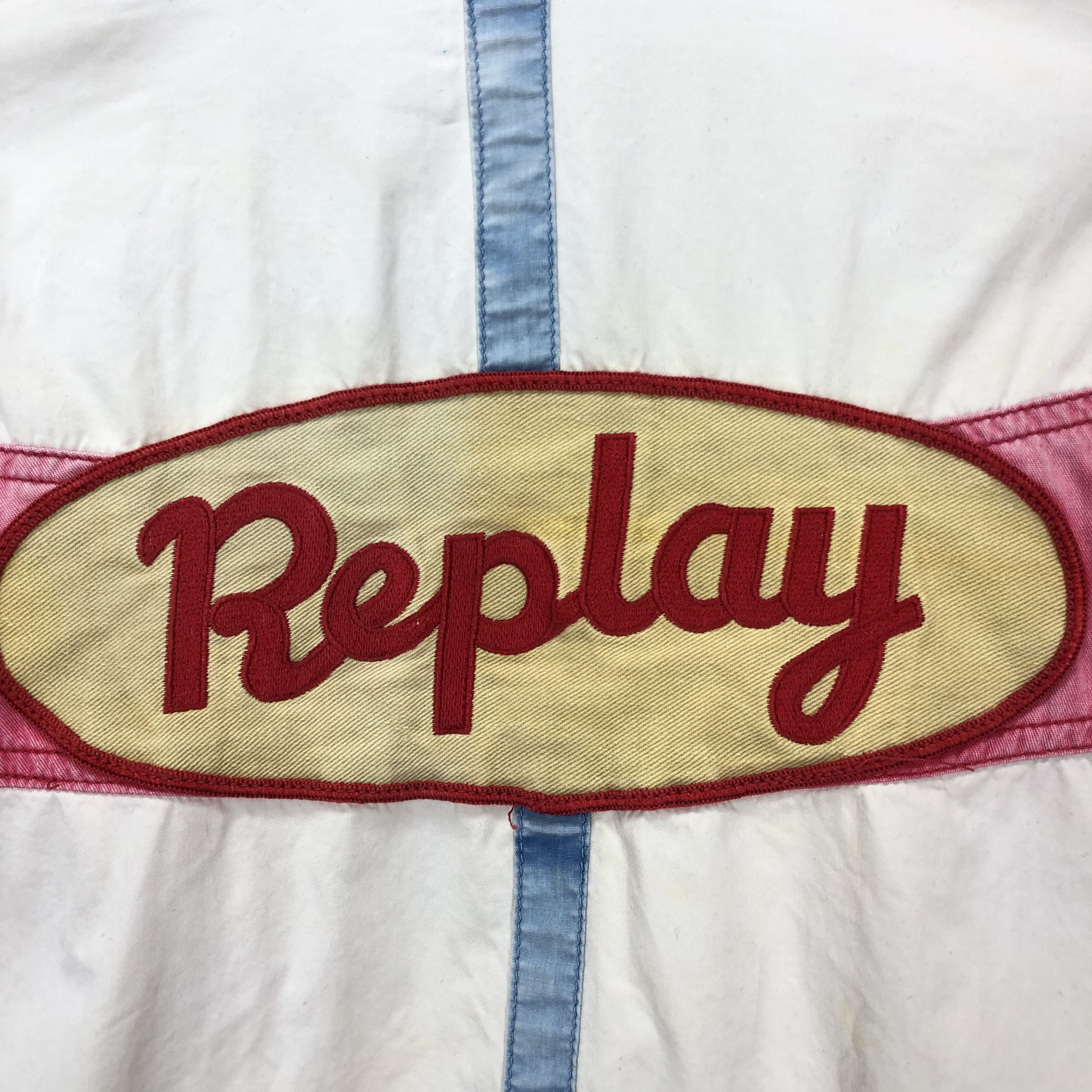Replay 90s Vintage REPLAY Made In Italy Rare Design Jacket #1694/05 Size US M / EU 48-50 / 2 - 14 Thumbnail