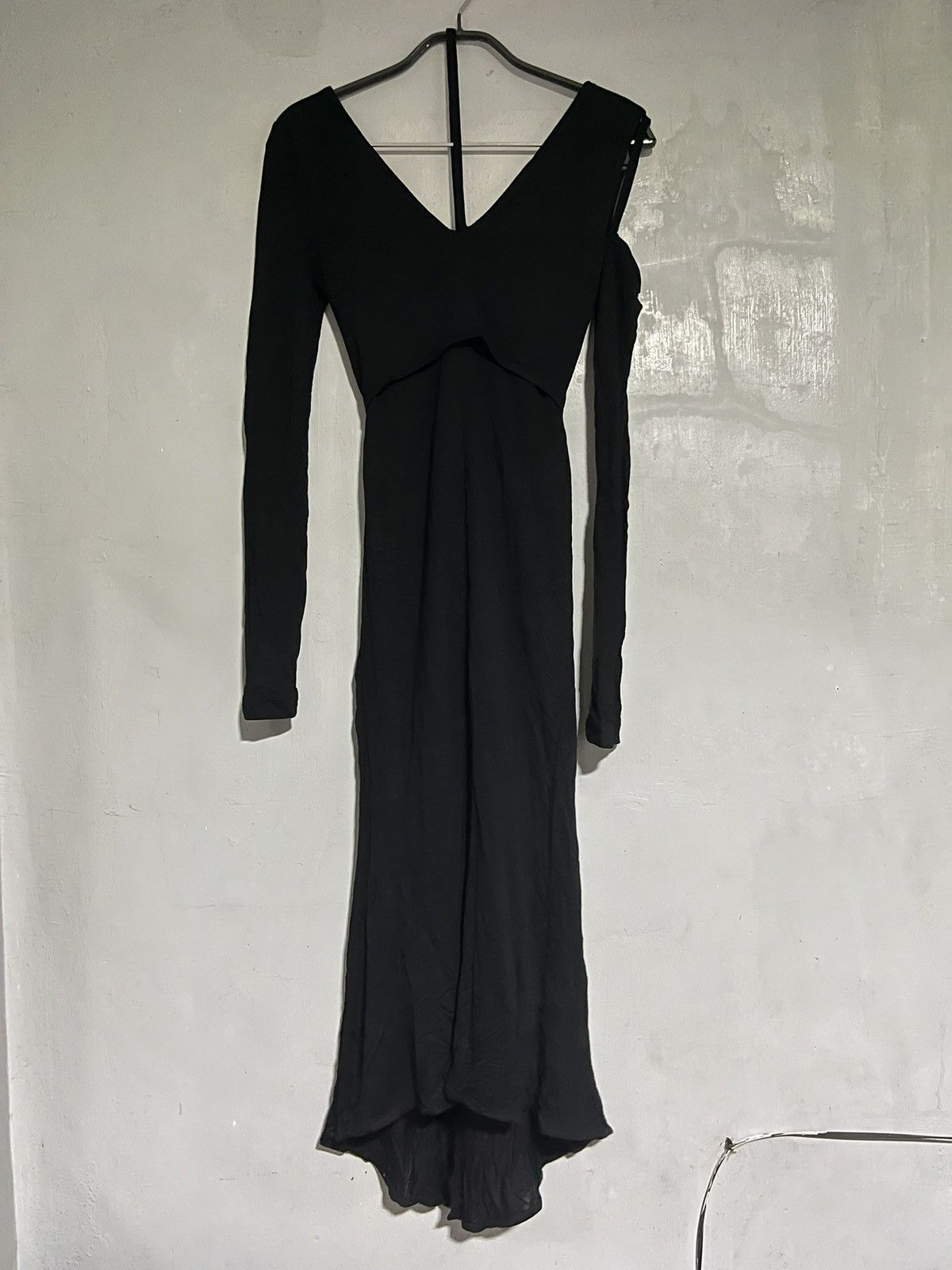 Helmut Lang HELMUT LANG Cutout Strappy Dress In Basalt Black Size XXS / US 00 / IT 34 - 1 Thumbnail