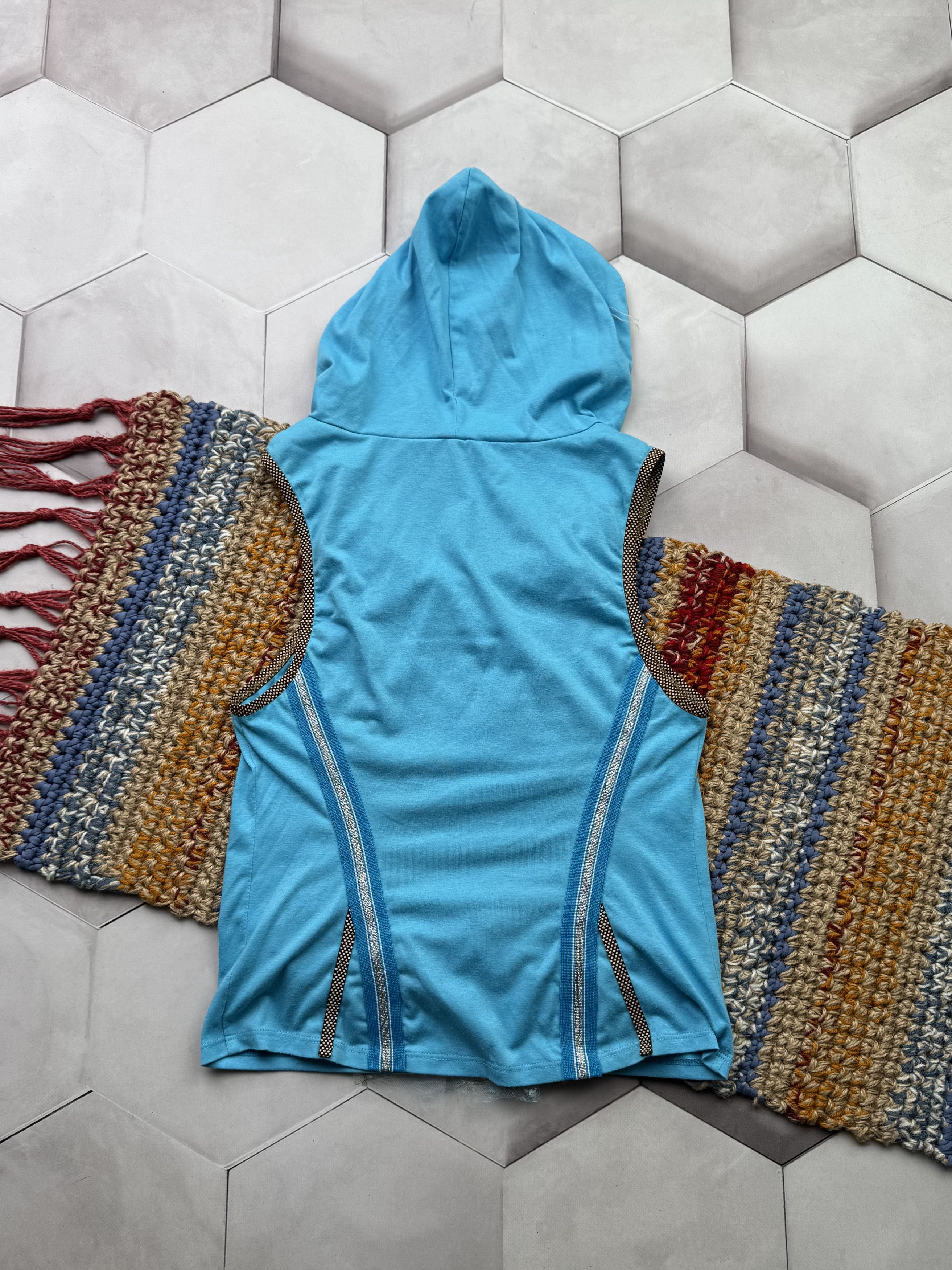Japanese Brand Vintage Hooded Tank Top Size S / US 4 / IT 40 - 4 Thumbnail