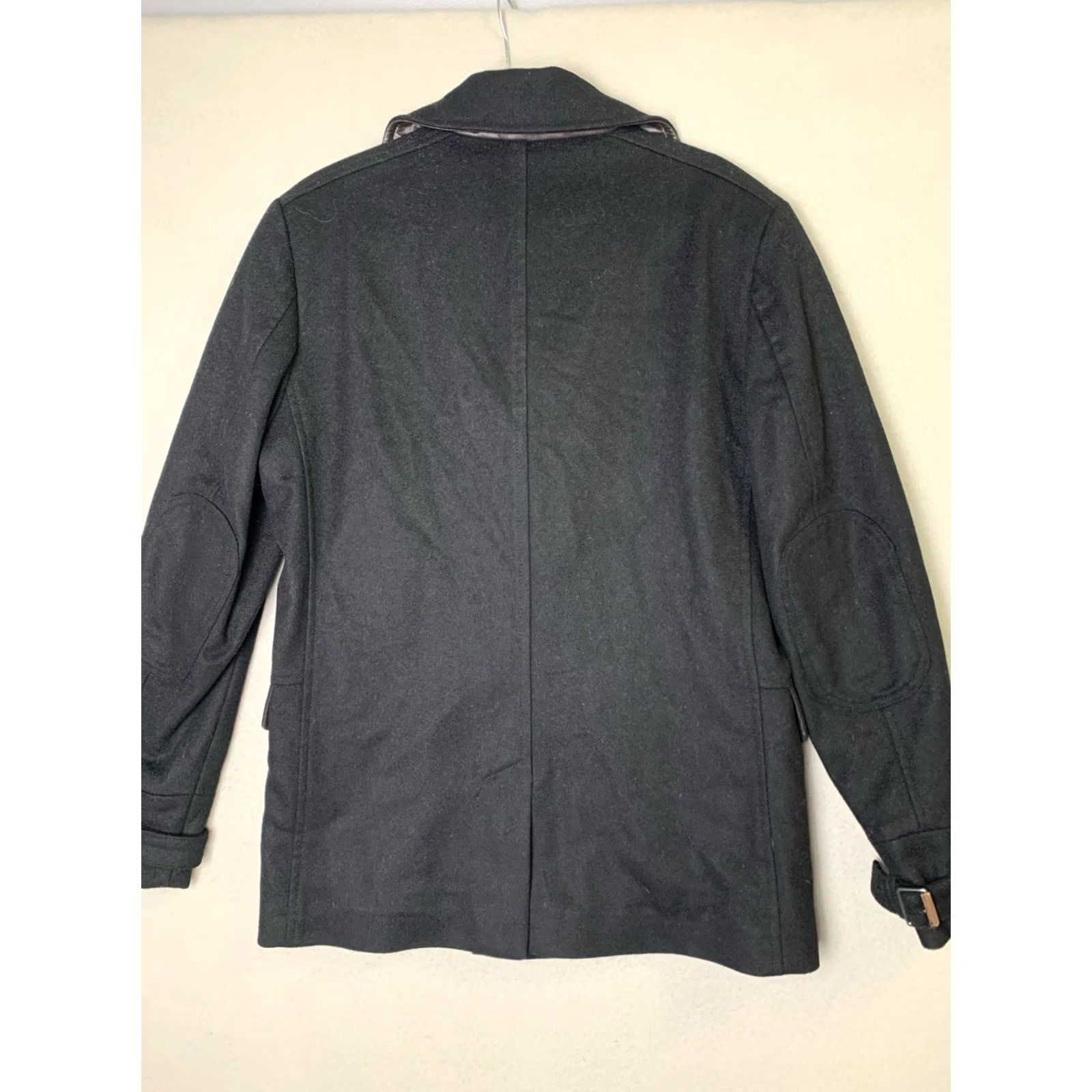 Ted Baker VINTAGE Ted Baker Double Breasted Coat Woman Sz 3 Black W/Purple Deer Lining Wool Blend Size XS / US 0-2 / IT 36-38 - 2 Thumbnail