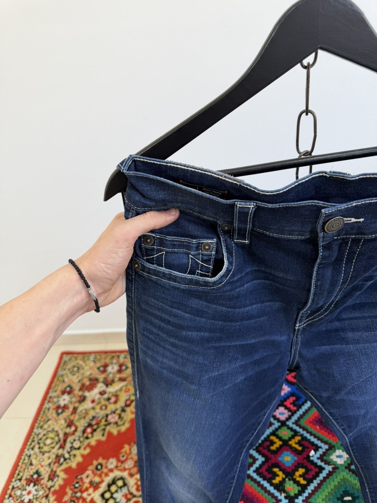 True Religion Vintage Streetwear True Religion Y2K Slim Fit Jeans Hype Size US 28 / EU 44 - 8 Thumbnail