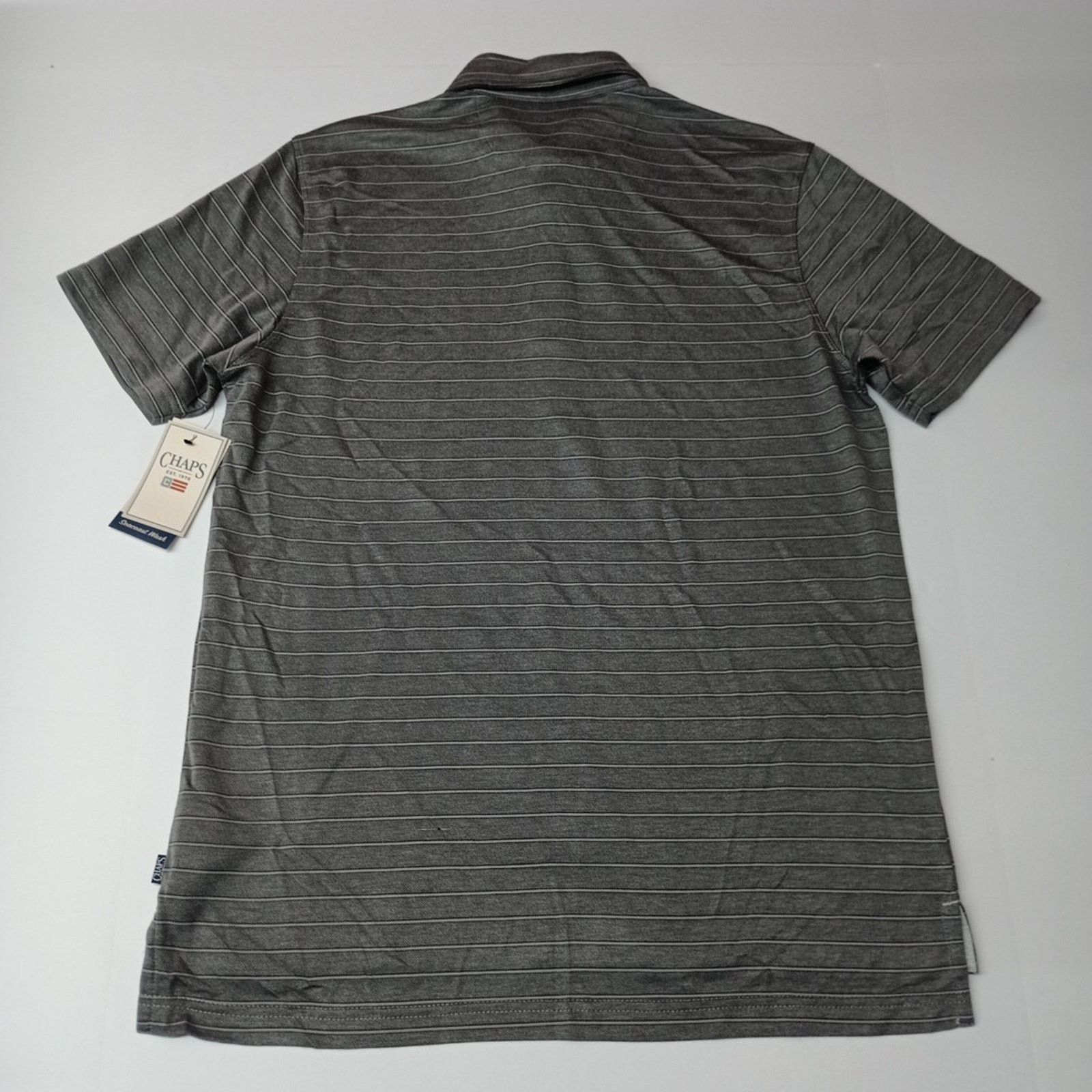 Chaps Chaps Milton Polo Shirt Men's M Medium Gray Seacoast Wash Size US M / EU 48-50 / 2 - 7 Thumbnail