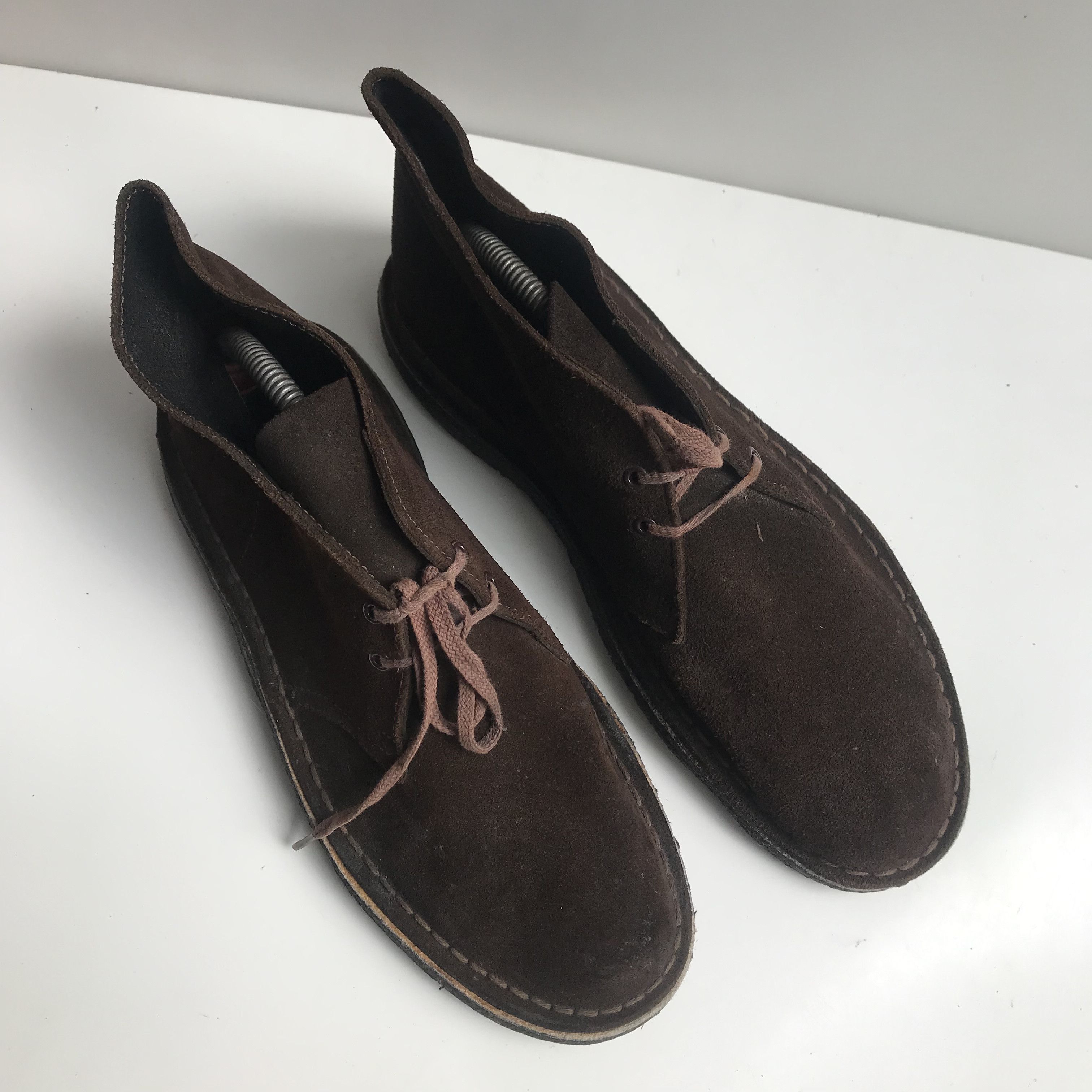 Clarks Vintage MK1 Clarks Dessert Boots Dark Brown Chocolate Suede Size US 9 / EU 42 - 6 Thumbnail