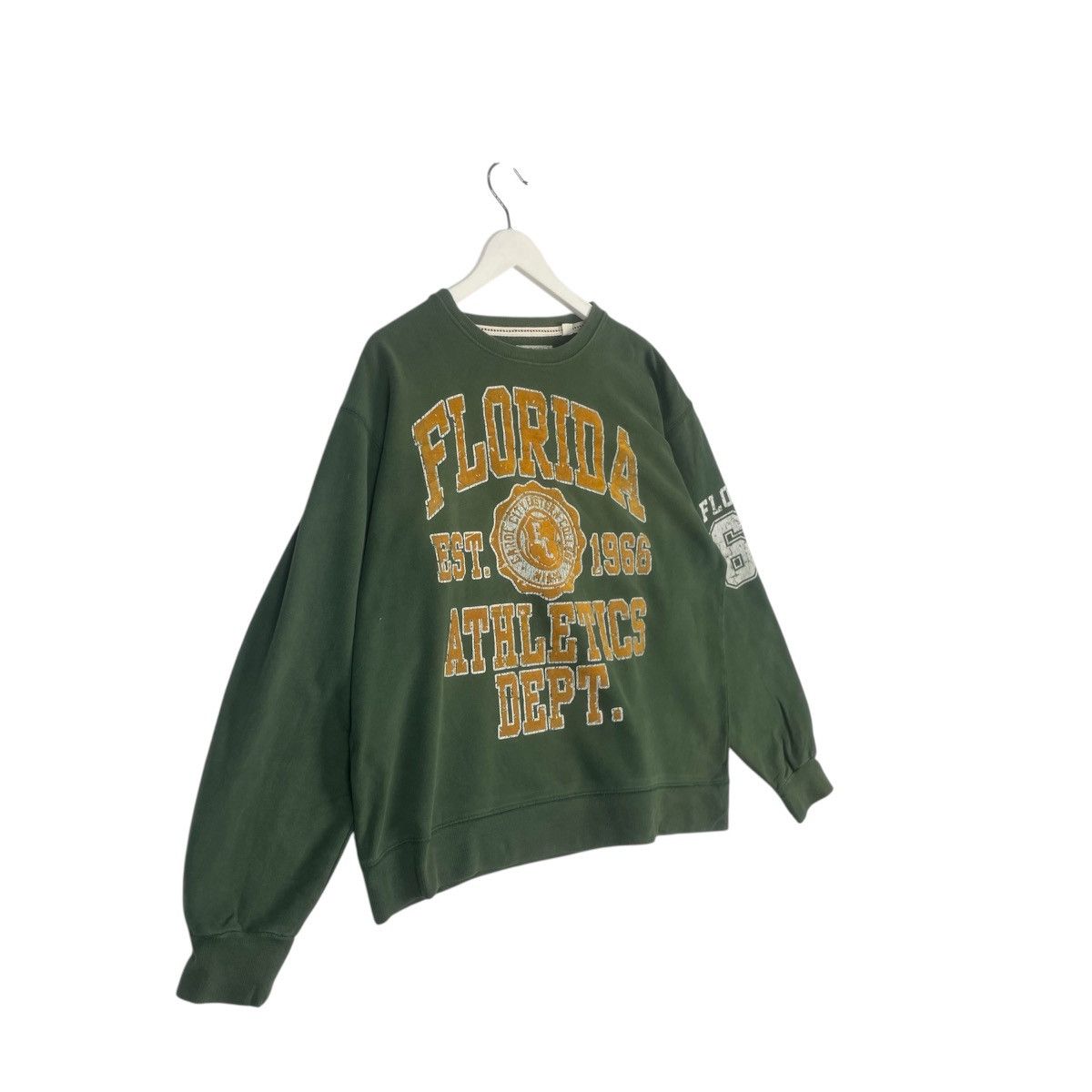 Designer × Vintage vintage Hoodie/ sweater Florida est 1966 athletic dept - Size US L / EU 52-54 / 3 - 3 Thumbnail