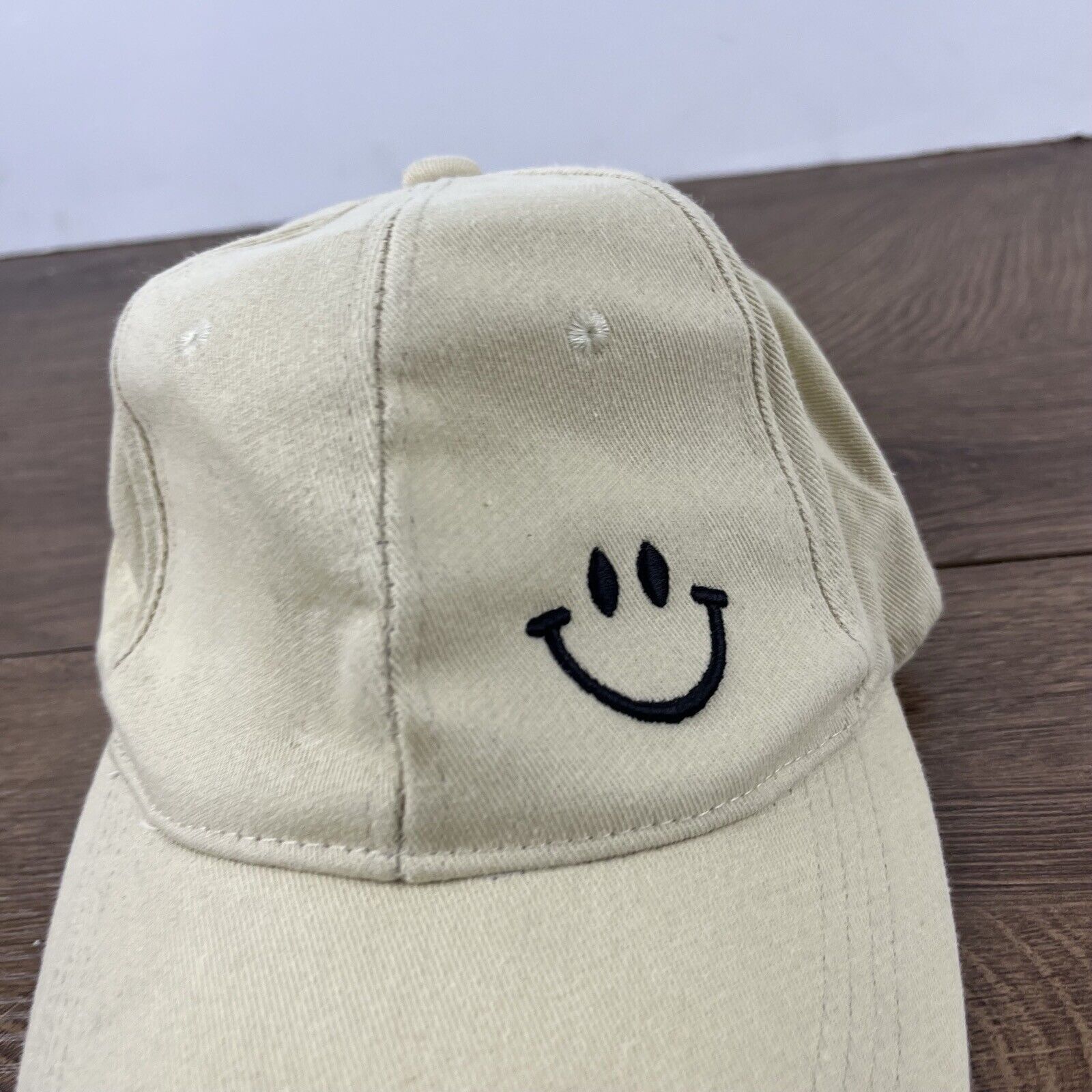 Other Smile Hat Smiley Face Hat Brown Cap Adjustable Brown Tan Adu Size ONE SIZE - 7 Thumbnail
