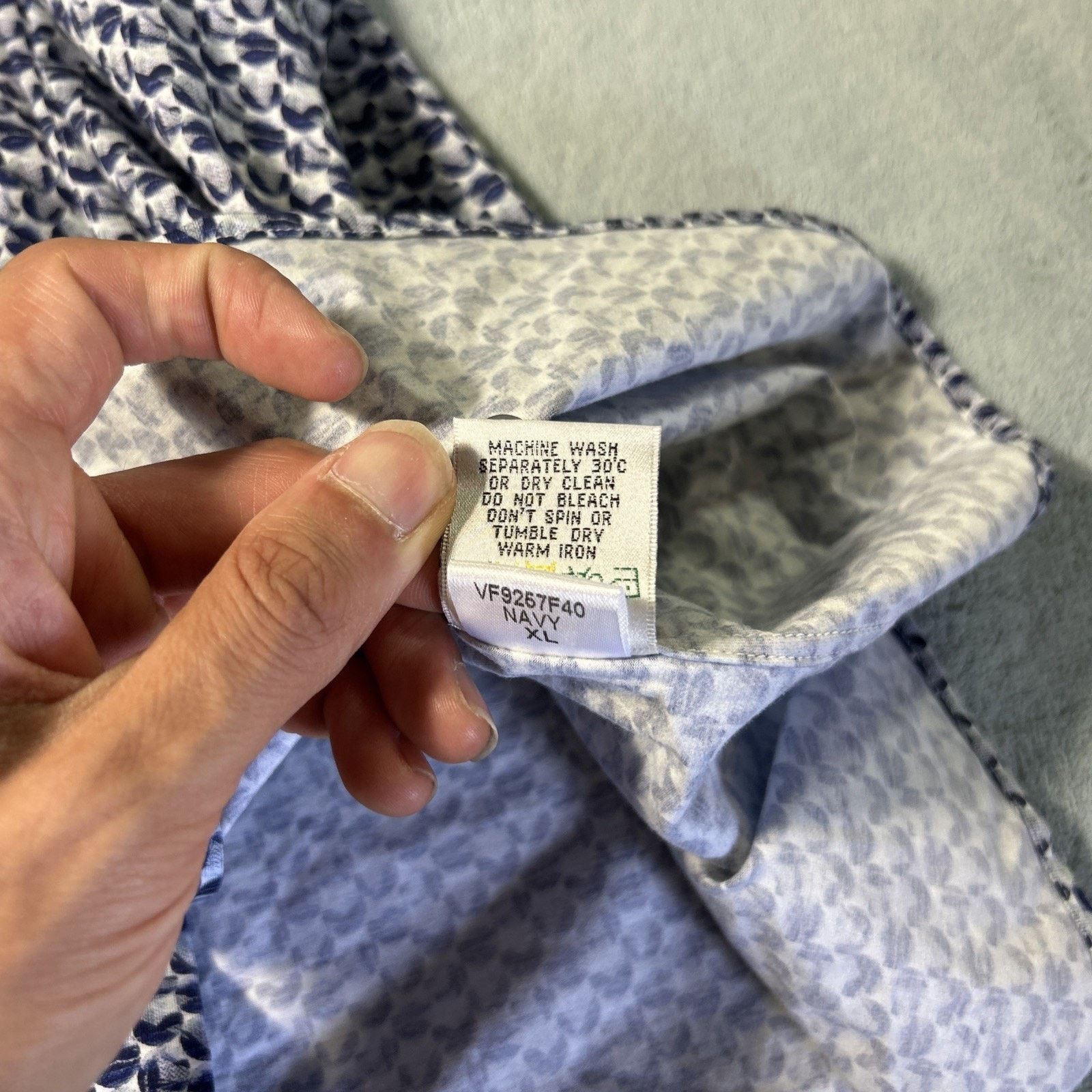 BUGATCHI Bugatchi OoohcottonTech Geometric Performance Summer Comfort Size US M / EU 48-50 / 2 - 5 Thumbnail