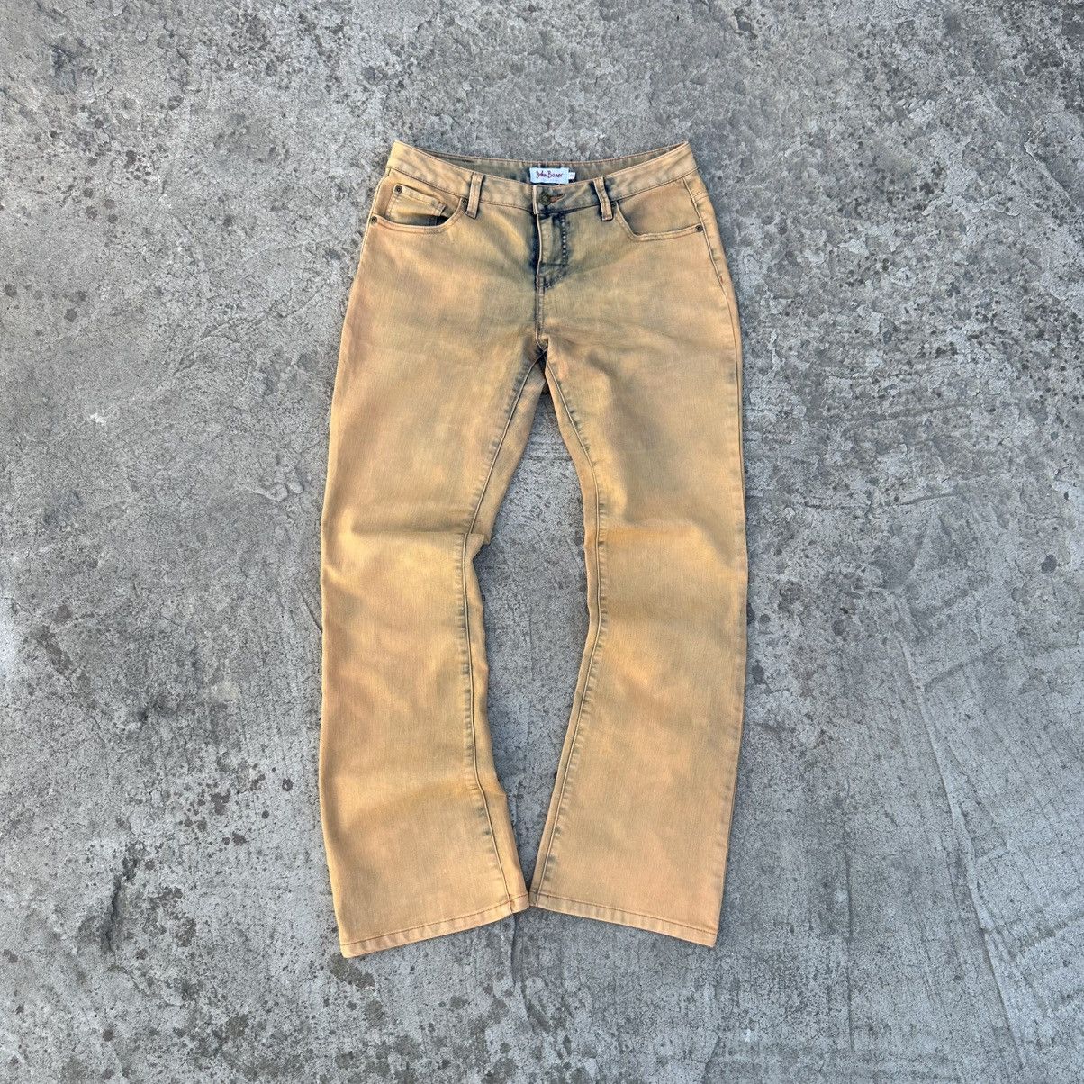CCP (Crazy Character Print) Vintage Japanese Style Flare Jeans John Baner Size 42 Grunge Size 32" / US 10 / IT 46 - 3 Thumbnail