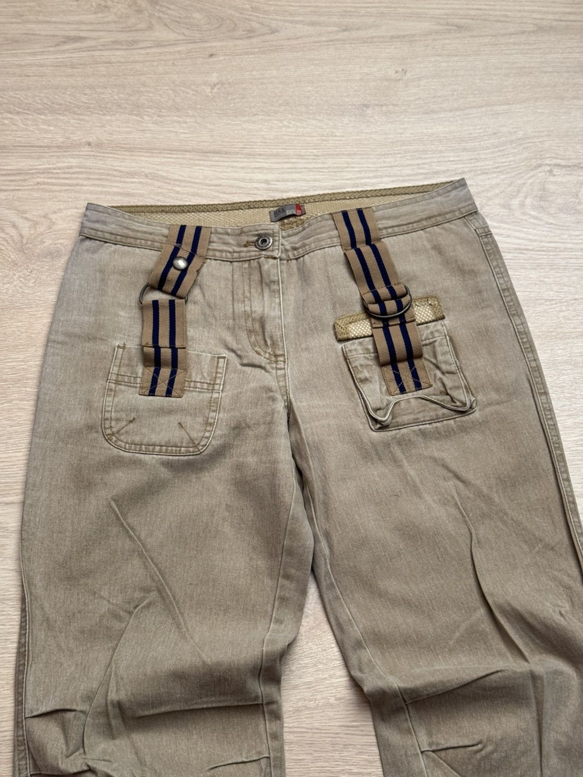 Japanese Brand Vintage 00’s BSK Women’s Japanese Bootcut Pants Size 26" / US 2 / IT 38 - 2 Thumbnail