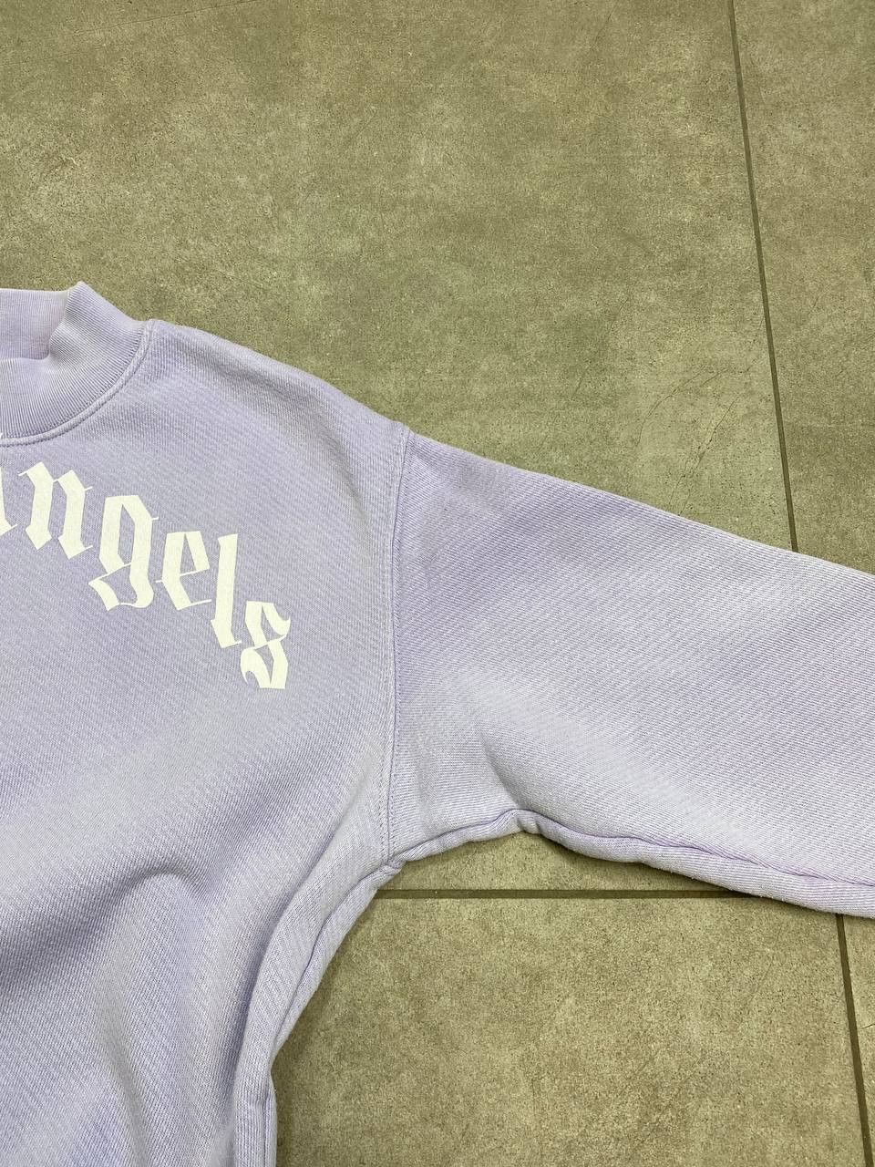 Palm Angels Palm Angels Curved Big Logo Purple Sweatshirt Size L / US 10 / IT 46 - 8 Thumbnail